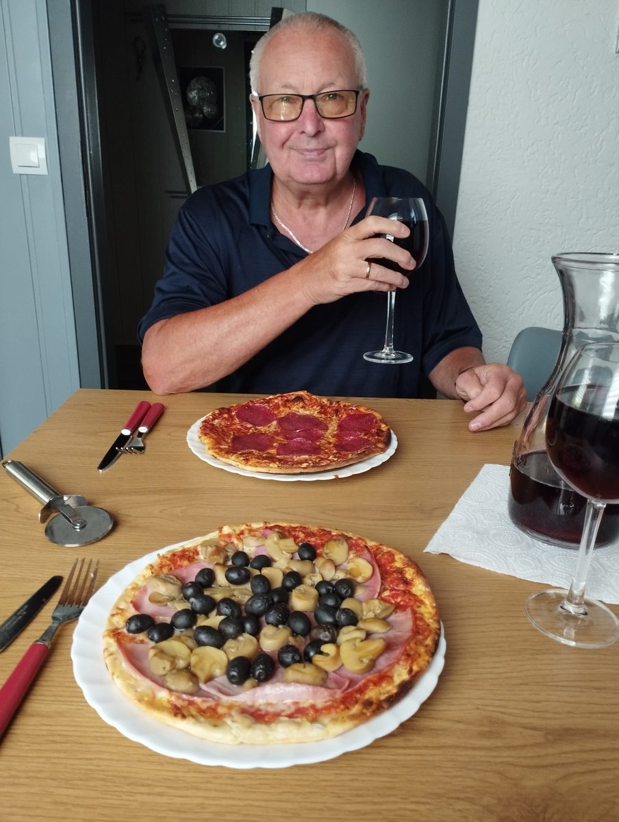 Pizza mit meiner Frau