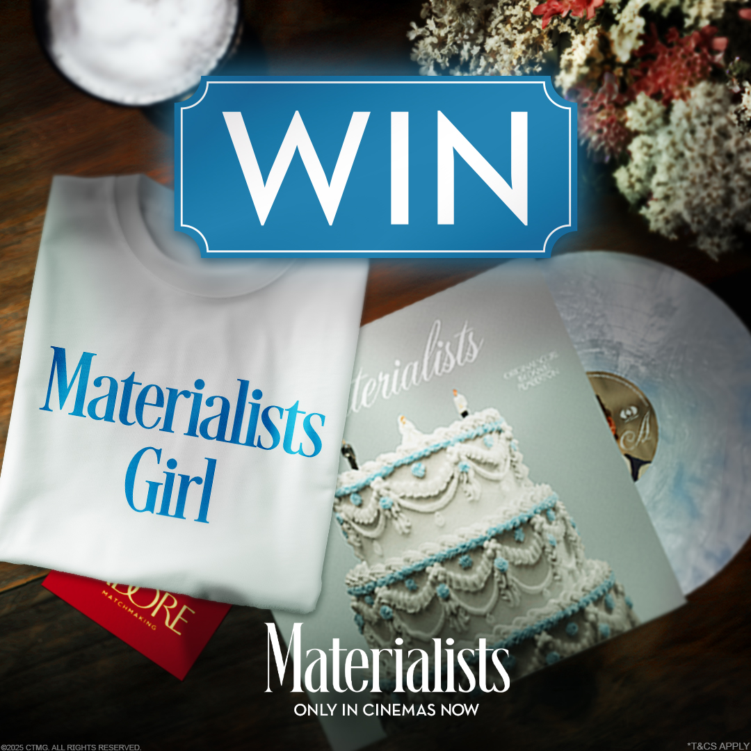 ✨ Still obsessing over Materialists? Here’s your chance to WIN* an exclusive merch bundle. ✨

To enter just repost &amp; tag the friend you’d hit the city with for a night of style, drama, and fun. 💎

Catch Materialists at ODEON now.

*UK &amp; Ireland residents only. 
*T&amp;Cs apply 📲