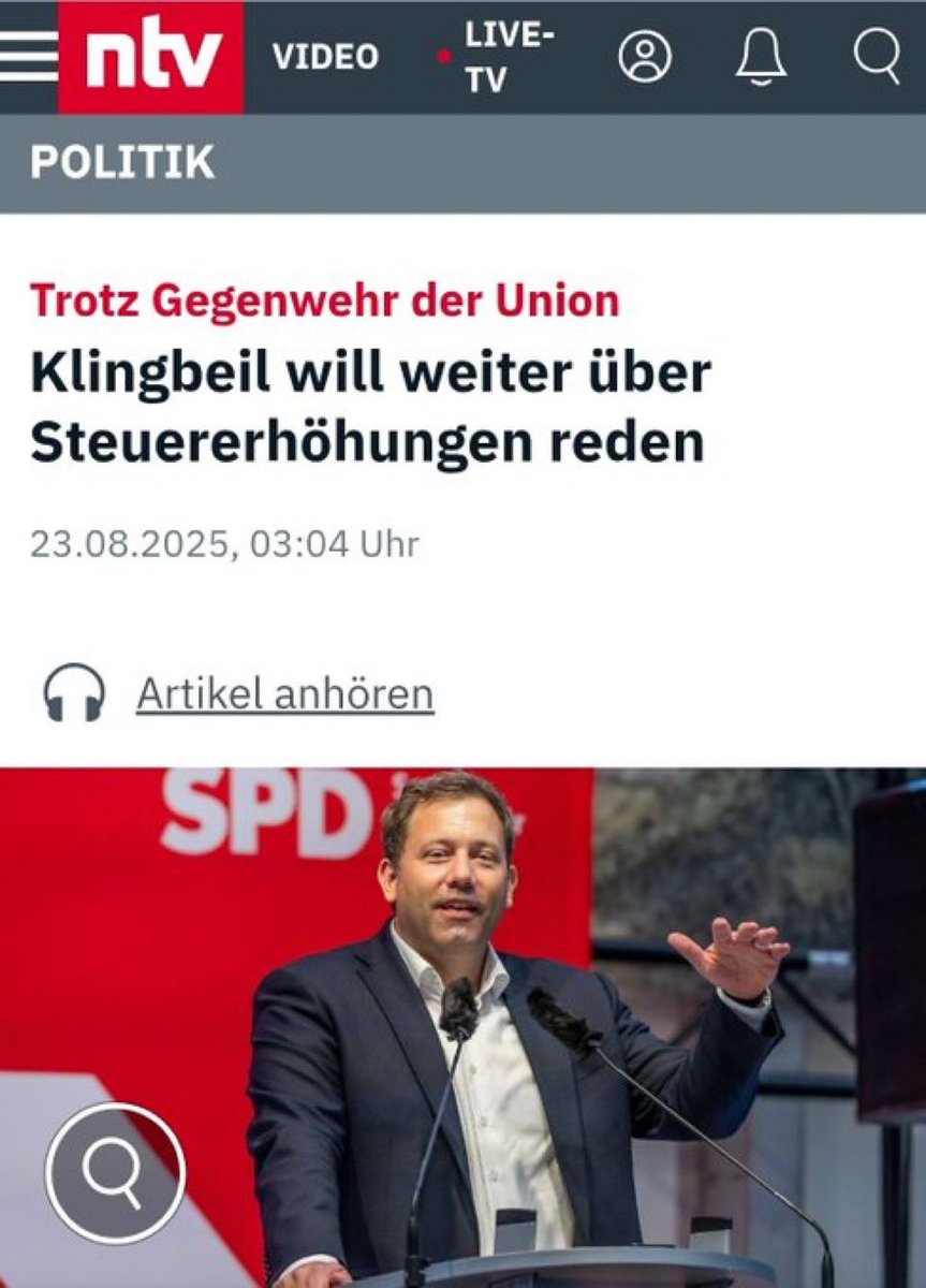 Er will die Brandmauer einstürzen.