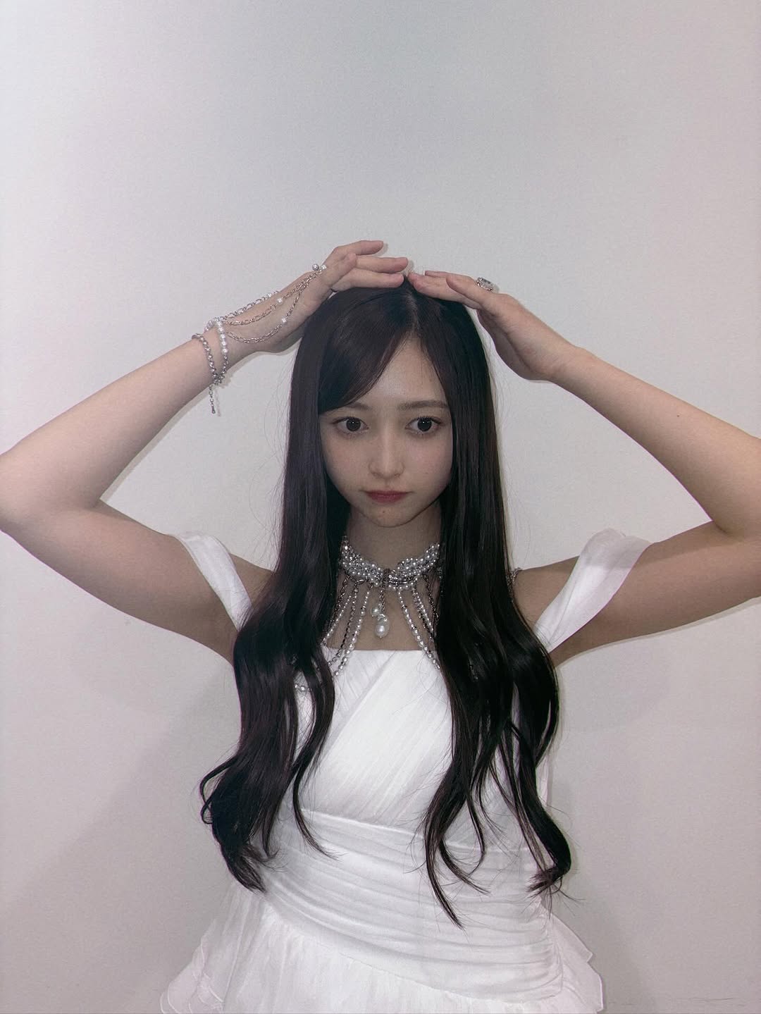 蘭々様♡ありがとうございます♡ 白ポンチョ🧥☁ ひとめぼれしました👀🤍 #高嶺のなでしこ