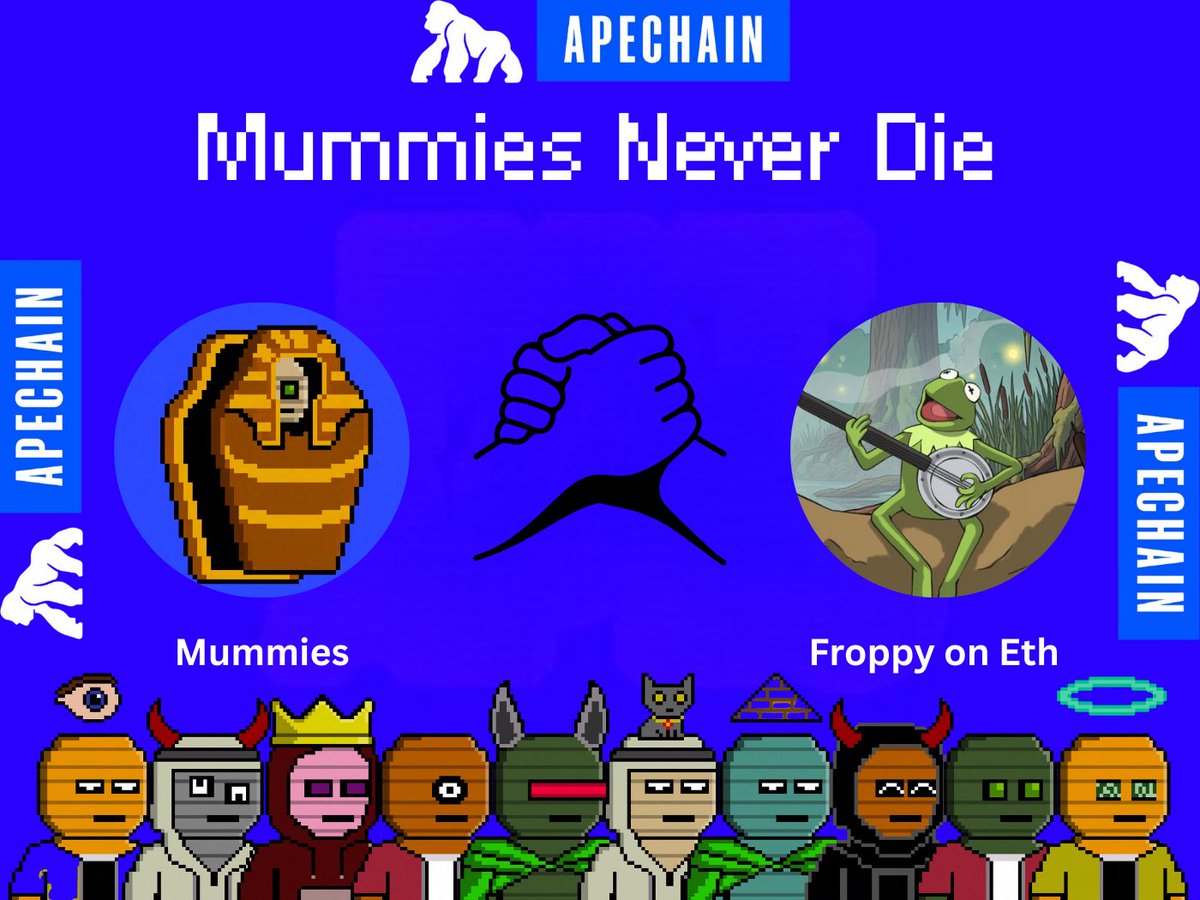 Mummy On Ape (@mummyonape) on Twitter photo 🚨 Mummies x <a href="/froppyETH_/">Froppy On ETH</a> Giveaway 🚨
We’ve partnered with <a href="/froppyETH_/">Froppy On ETH</a> to give you the chance to secure Mint Spots for their upcoming drop! 🔥
We will giveaway away 3 Gtd and 5 Fcfs
🔹 Collection Details:
• Supply: TBA
• Price: Free
• Date: TBA
• Network: Eth
How to 🚨 Mummies x <a href="/froppyETH_/">Froppy On ETH</a> Giveaway 🚨
We’ve partnered with <a href="/froppyETH_/">Froppy On ETH</a> to give you the chance to secure Mint Spots for their upcoming drop! 🔥
We will giveaway away 3 Gtd and 5 Fcfs
🔹 Collection Details:
• Supply: TBA
• Price: Free
• Date: TBA
• Network: Eth
How to