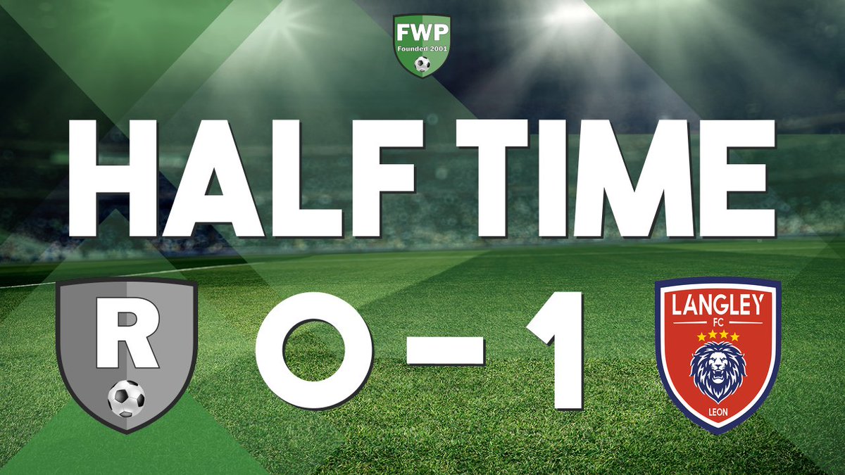 HALF-TIME: Rothwell Corinthians 0-1 Langley fwp.co/B5Tban