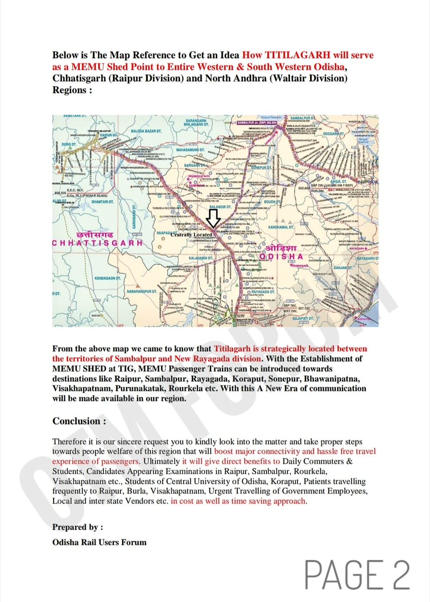 OdishaRailUsers - Multimodal Connectivity Forum (@odisharail) on Twitter photo A MEMU shed is urgently required for southern & western Odisha for which we demand it to be done at Titilagarh with railway land. MEMU are the future with very low maintainance.
<a href="/narendramodi/">Narendra Modi</a> <a href="/PMOIndia/">PMO India</a>
<a href="/AshwiniVaishnaw/">Ashwini Vaishnaw</a> <a href="/dpradhanbjp/">Dharmendra Pradhan</a> <a href="/MohanMOdisha/">Mohan Charan Majhi</a> <a href="/sksingh_deo/">Sangeeta Kumari Singh Deo</a> <a href="/KVSinghDeo1/">Kanak Vardhan Singh Deo (Modiji Ka Parivar)</a> A MEMU shed is urgently required for southern & western Odisha for which we demand it to be done at Titilagarh with railway land. MEMU are the future with very low maintainance.
<a href="/narendramodi/">Narendra Modi</a> <a href="/PMOIndia/">PMO India</a>
<a href="/AshwiniVaishnaw/">Ashwini Vaishnaw</a> <a href="/dpradhanbjp/">Dharmendra Pradhan</a> <a href="/MohanMOdisha/">Mohan Charan Majhi</a> <a href="/sksingh_deo/">Sangeeta Kumari Singh Deo</a> <a href="/KVSinghDeo1/">Kanak Vardhan Singh Deo (Modiji Ka Parivar)</a>