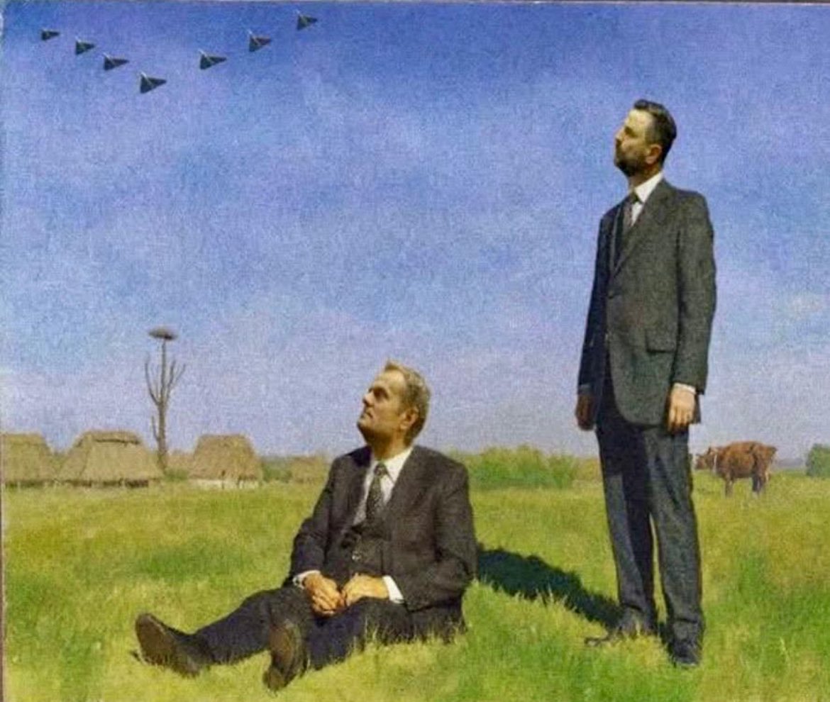 „Lecące Szahidy”- olej na płótnie, autor nieznany, kolekcja prywatna.