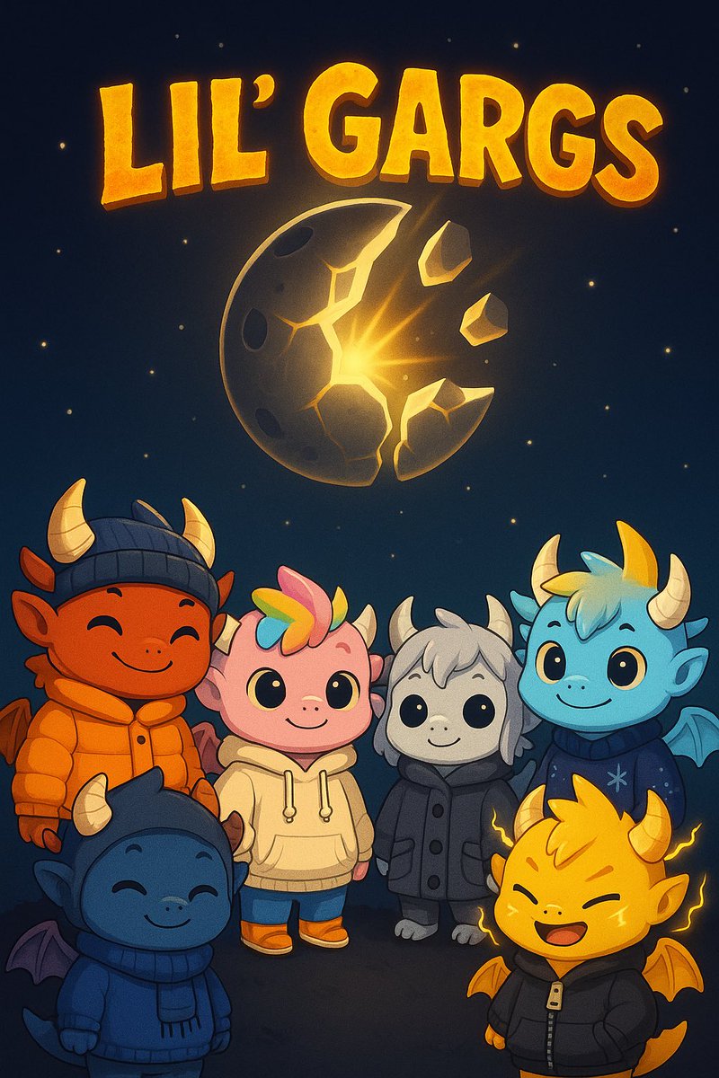 lilgargs88's tweet image. Just a bunch of Lil’ Gargs vibin’ under a broken moon 🌕🧥✨

No drama. Just drip, friendship, and elemental chaos.

👹 Who’s your favorite?

#LilGargs #NFTcollectibles #SolanaNFTs #CuteAndChaotic