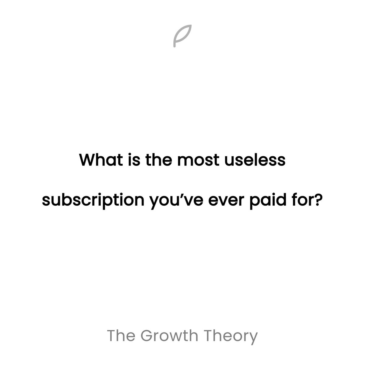 Drop yours ⬇️ 

Curious which subscriptions people regret most 🤔