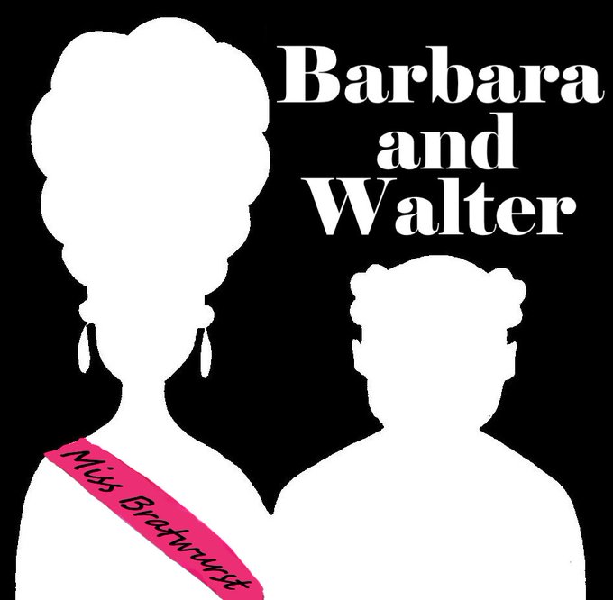 I'm Walter. Barbara sometimes reminds me that, when she was 19, she won a beauty pageant that the delicatessen in her small town held. She was Miss Bratwurst. That's a good sausage!

#weekend #comedy #Florida #podcast #California #writer #NewYork #Toronto #sausage #pageant #Ohio