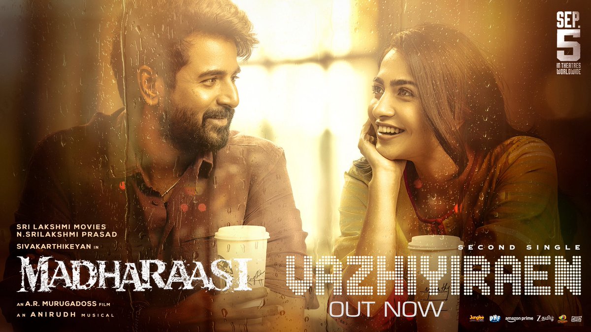 Love gets a modern melody 🎼❤️

#Madharaasi second single #Vazhiyiraen out now!
▶️ youtu.be/3AFT0eEkyZ4

Composed and Sung by <a href="/anirudhofficial/">Anirudh Ravichander</a>  🎼
Lyrics by #VigneshShivan ✍️

Grand release worldwide on September 5th ❤‍🔥

#DilMadharaasi
#MadharaasiFromSep5
<a href="/SriLakshmiMovie/">Sri Lakshmi Movies</a>