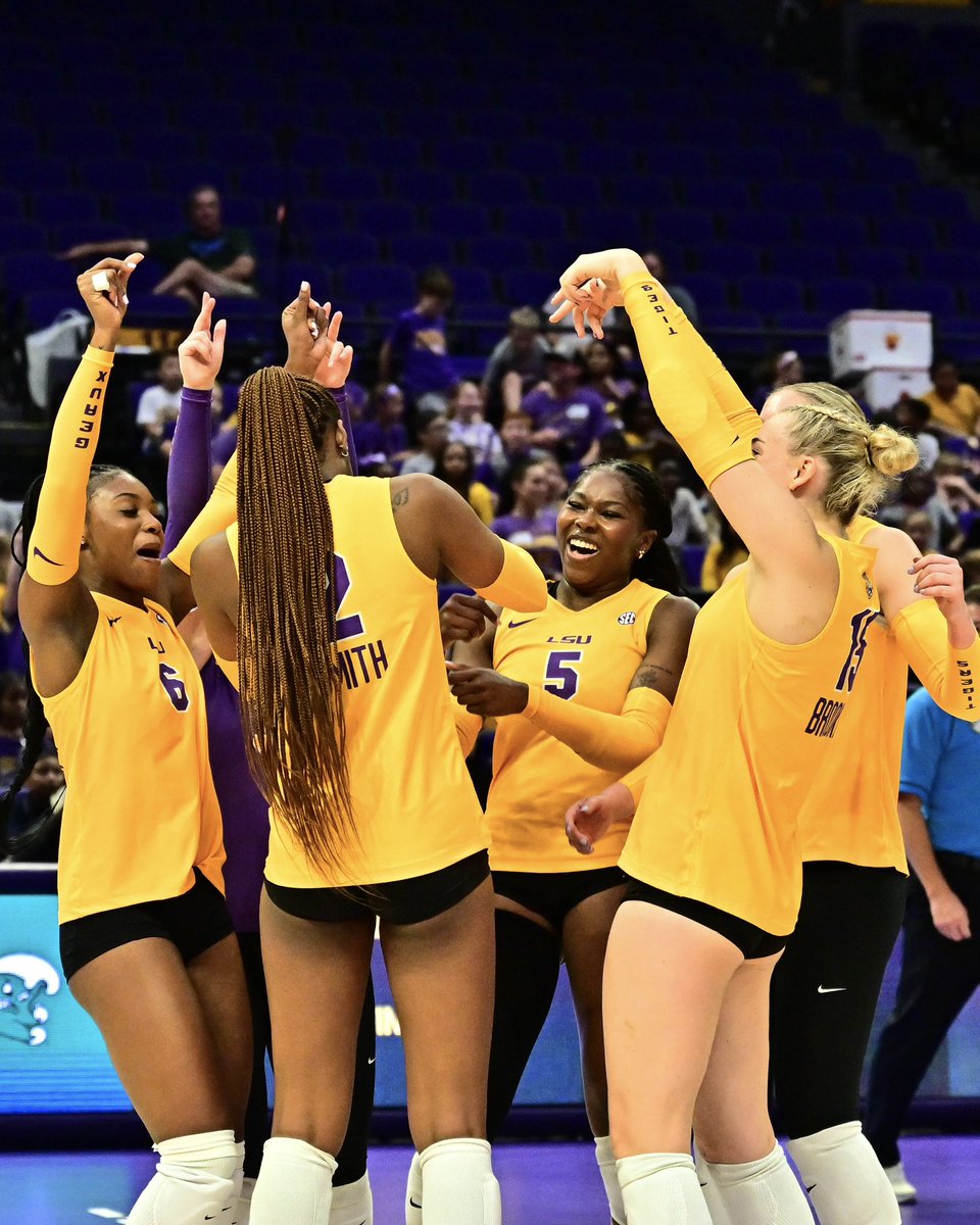 lsuvolleyball's tweet photo. Come out to Volleyball 101 today at 1p.m. in the PMAC‼️ https://t.co/KUJUk7oLiz