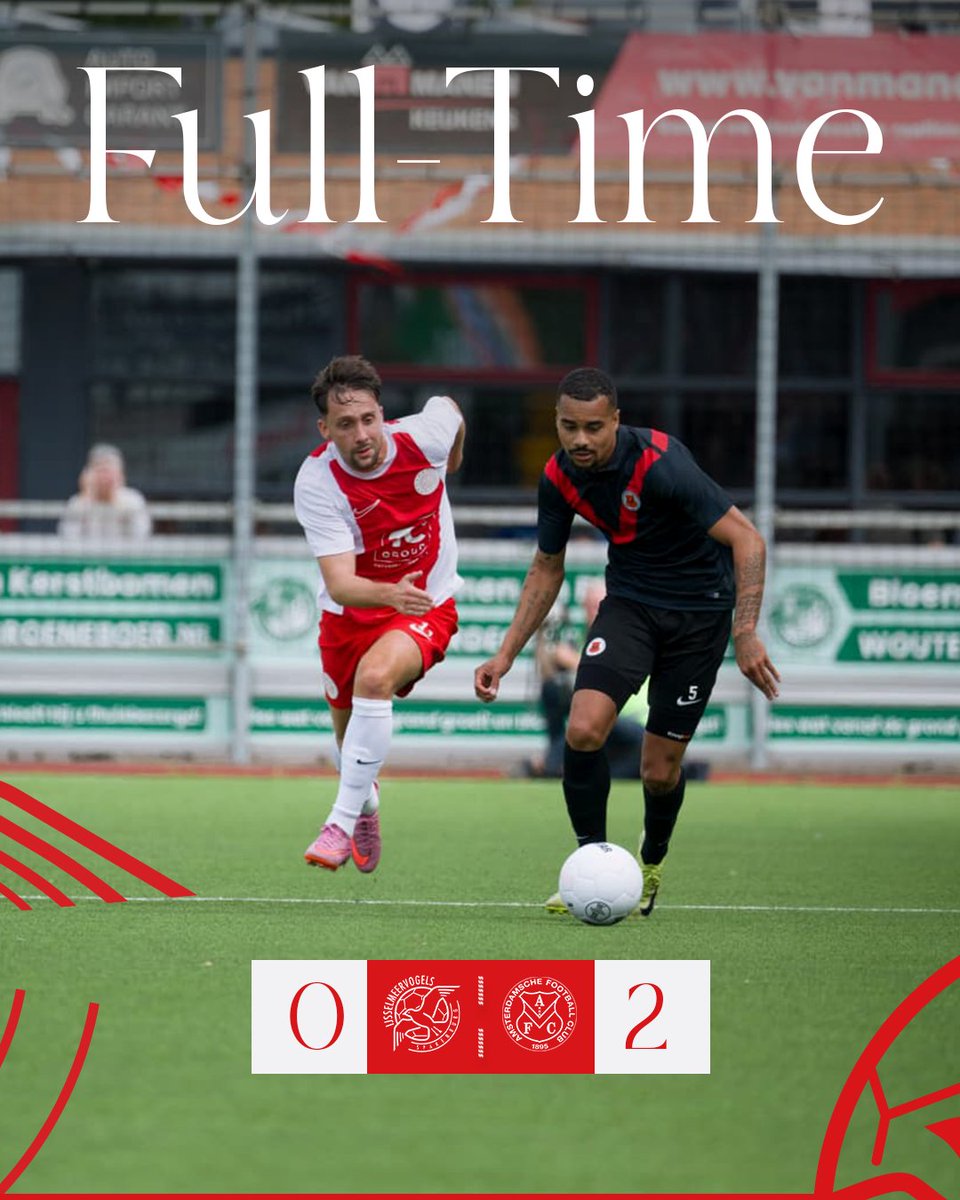 AFGELOPEN | IJsselmeervogels verliest met 0-2 van AFC en blijft dus nog puntloos in de Tweede divisie. Volgende week gaan we op bezoek bij Jong Almere. Dinsdag treffen we Sparta Nijkerk (20:00 uur) in een oefenduel. Een fijn weekend en tot volgende week!

#IJSAFC (0-2) #JALIJS