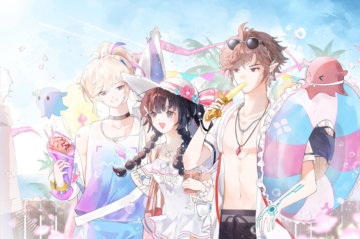 thank you so much for the opportunity.
i had so much fun to draw these trio attending for amy's concert🥰
#그랜드체이스