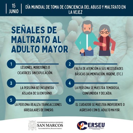 Señales de maltrato en el adulto mayor