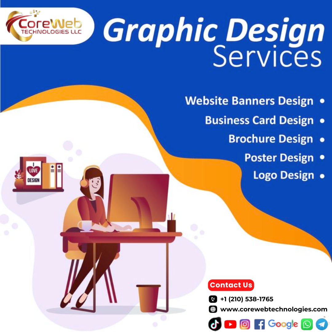YoMeLlamoIsidro's tweet image. &quot;Elevate Your Brand with Premium Graphics Services!&quot;

&quot;Ready to transform your brand’s image? Contact us now at +1 (210) 538-1765 or visit corewebtechnologies.com to explore our graphics services!&quot;

#GraphicDesignServices 🎨 #BrandBuilding 🏢 #EyeCatchingDesign 🌟