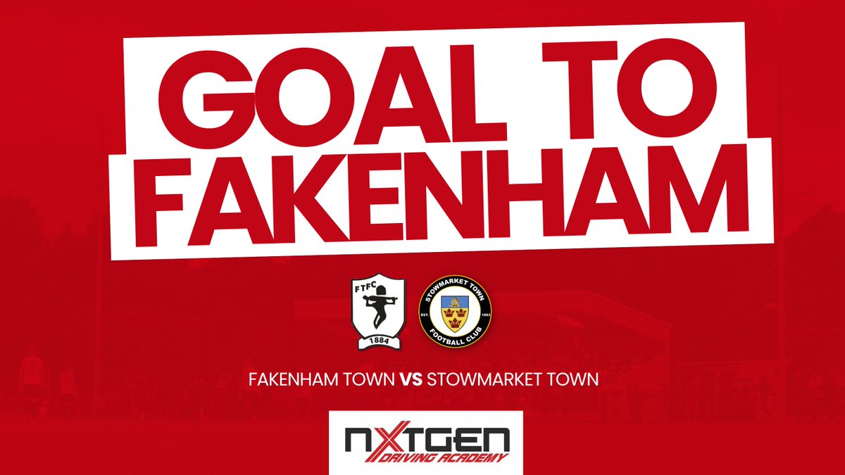 GOAL: FAKENHAM TOWN 1-0 Stowmarket Town - Jake Watts (41')