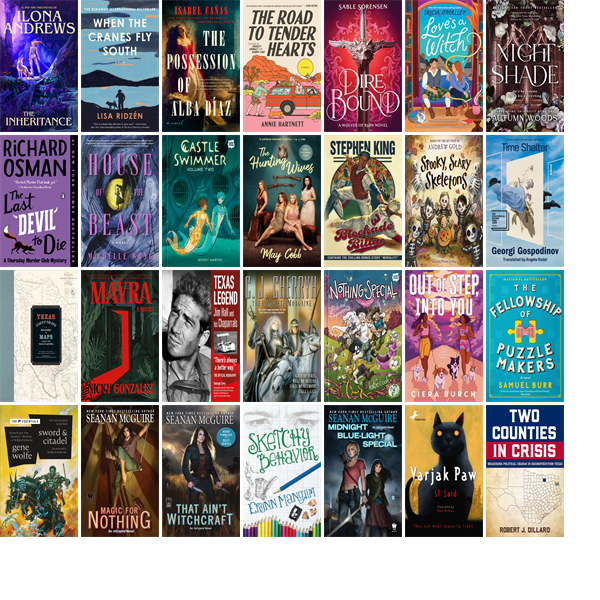 This week the Denton Public Library has 35 new books.  New items include The Inheritance, When the Cranes Fly South, The Possession of Alba Dφaz, The Road to Tender Hearts, Dire Bound, Love's a Witch, Nightshade, and The Last Devil to Die. wowbrary.org/nu.aspx?p=2047…
