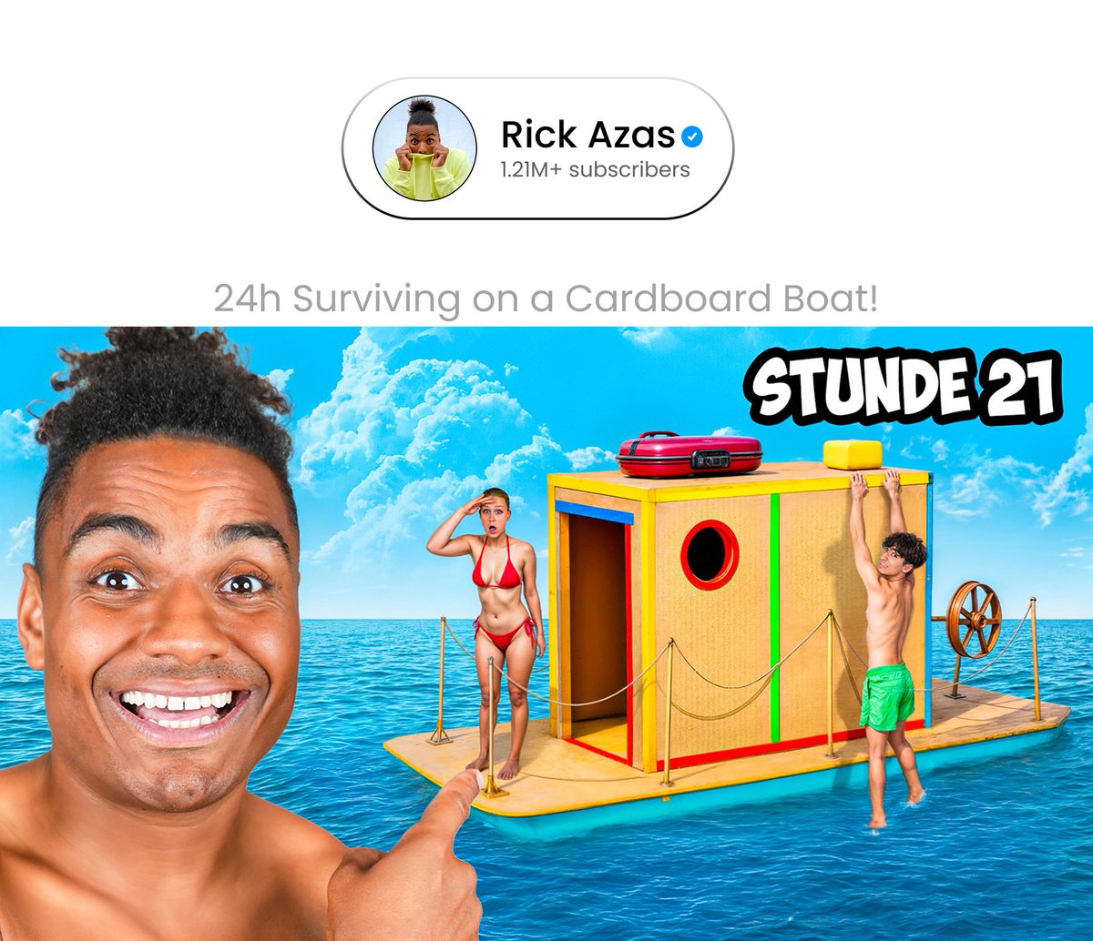 Thumbnail Design 

Let me know your thoughts! ￼😁