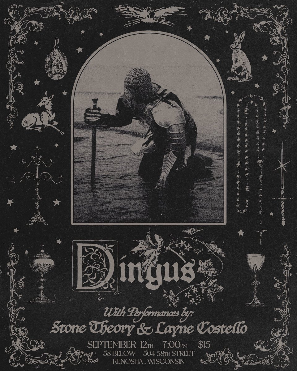 I don’t have many locals on this app, but our band’s debut album ‘Miracleclore’ comes out on 9/12 and we’re celebrating with a show! If you’re in the area, I’d love to see ya ⚔️🖤