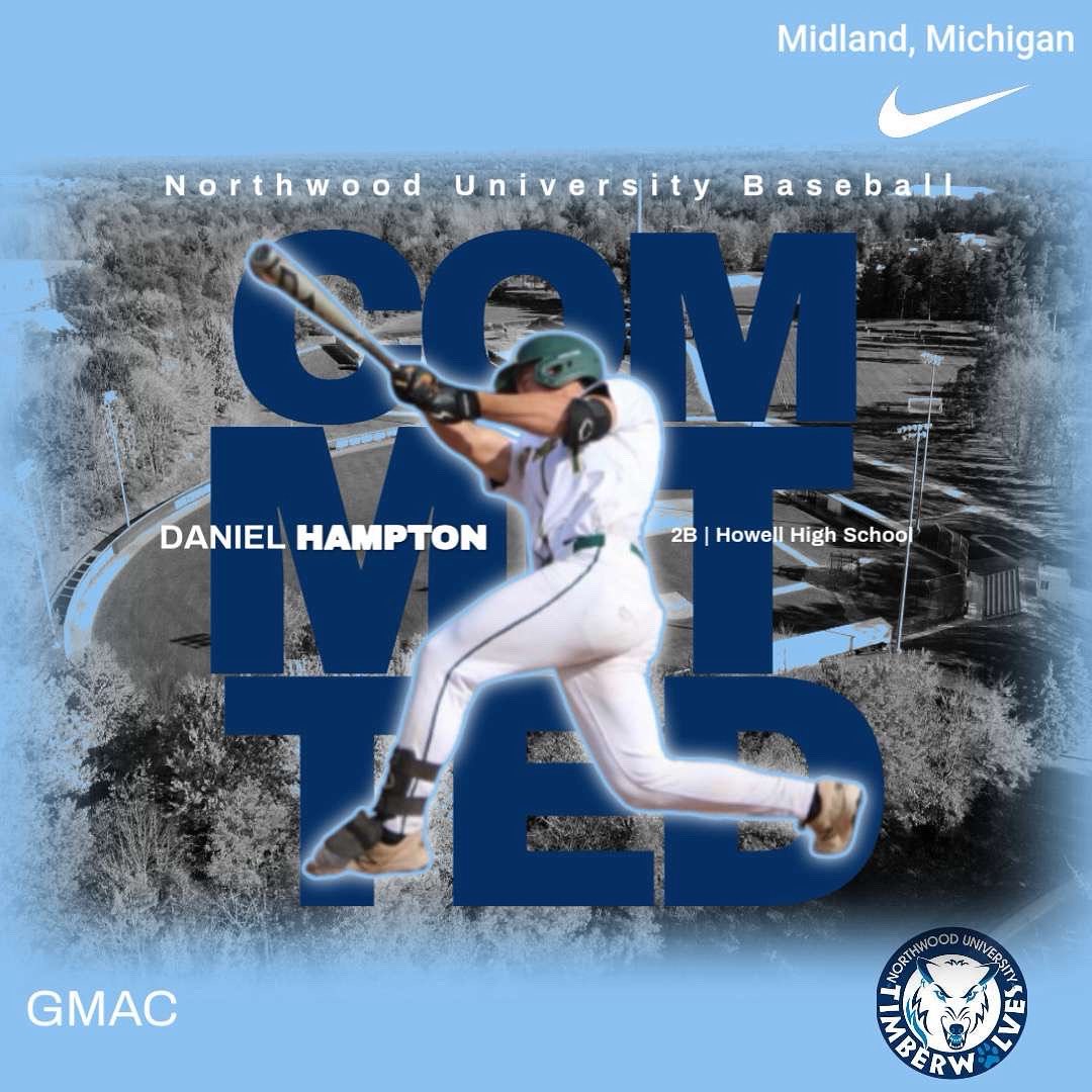 HowellBaseball2's tweet image. Congratulations to Daniel Hampton on your commitment to Northwood University! The Timberwolves are getting one of the best – both on and off the field. We are proud you! 

@HowellAthletics @Northwood_BSB