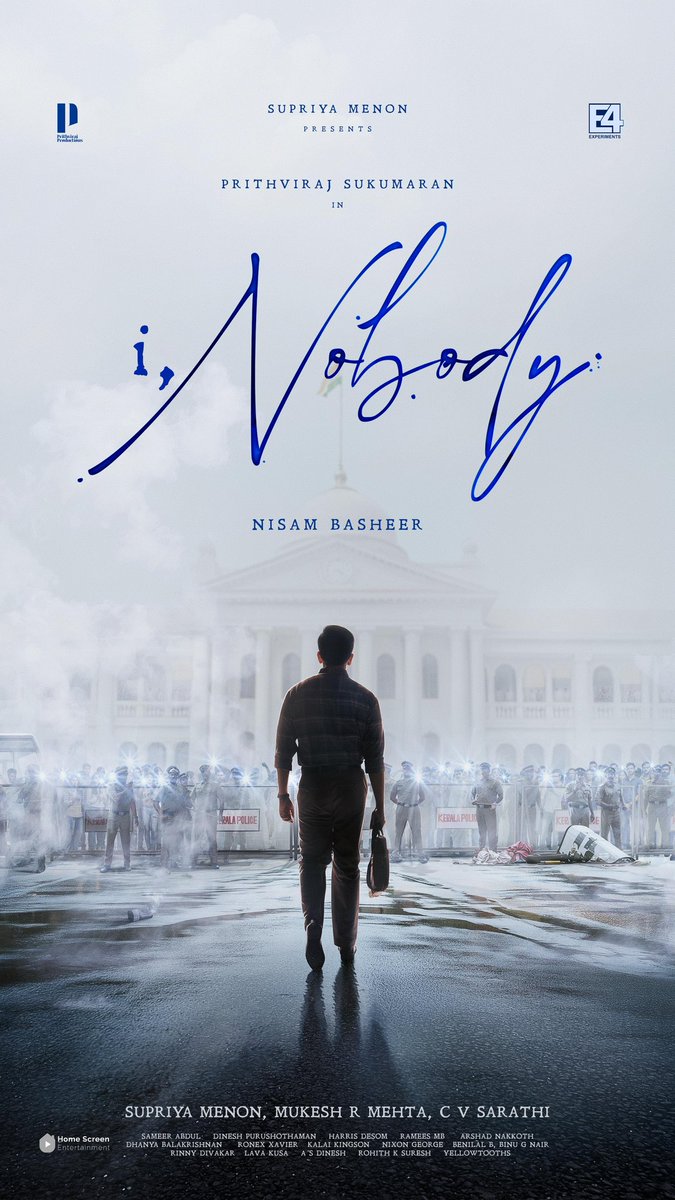 POFFACTIO ™ (@poffactio) on Twitter photo Happy Birthday #NisamBasheer
#I,Nobody #FirstLook
I, Nobody
<a href="/PrithviOfficial/">Prithviraj Sukumaran</a>
<a href="/Nisambasheer/">Nisamcb</a>
#SameerAbdul
#SupriyaMenon
<a href="/e4echennai/">MUKESH RATILAL MEHTA</a>
<a href="/cvsarathi/">cv.sarathi</a>
<a href="/PrithvirajProd/">Prithviraj Productions</a>
#e4experimentsmovies
<a href="/E4Emovies/">E4 Entertainment</a>
<a href="/homescreenent/">Home Screen Entertainment</a>
<a href="/harrisdesom/">Harris Desom</a>
<a href="/parvatweets/">Parvathy Thiruvothu</a>
<a href="/Hakim_shahjahan/">Hakkim Shajahan</a>
<a href="/vvipink/">Vipin Kumar V</a> Happy Birthday #NisamBasheer
#I,Nobody #FirstLook
I, Nobody
<a href="/PrithviOfficial/">Prithviraj Sukumaran</a>
<a href="/Nisambasheer/">Nisamcb</a>
#SameerAbdul
#SupriyaMenon
<a href="/e4echennai/">MUKESH RATILAL MEHTA</a>
<a href="/cvsarathi/">cv.sarathi</a>
<a href="/PrithvirajProd/">Prithviraj Productions</a>
#e4experimentsmovies
<a href="/E4Emovies/">E4 Entertainment</a>
<a href="/homescreenent/">Home Screen Entertainment</a>
<a href="/harrisdesom/">Harris Desom</a>
<a href="/parvatweets/">Parvathy Thiruvothu</a>
<a href="/Hakim_shahjahan/">Hakkim Shajahan</a>
<a href="/vvipink/">Vipin Kumar V</a>