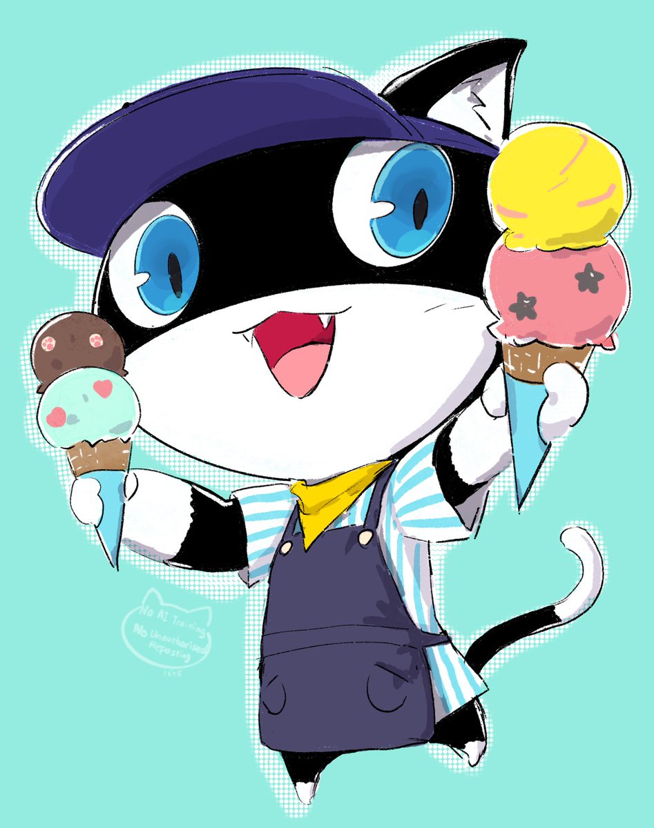 アイス屋さんなモナ🍨