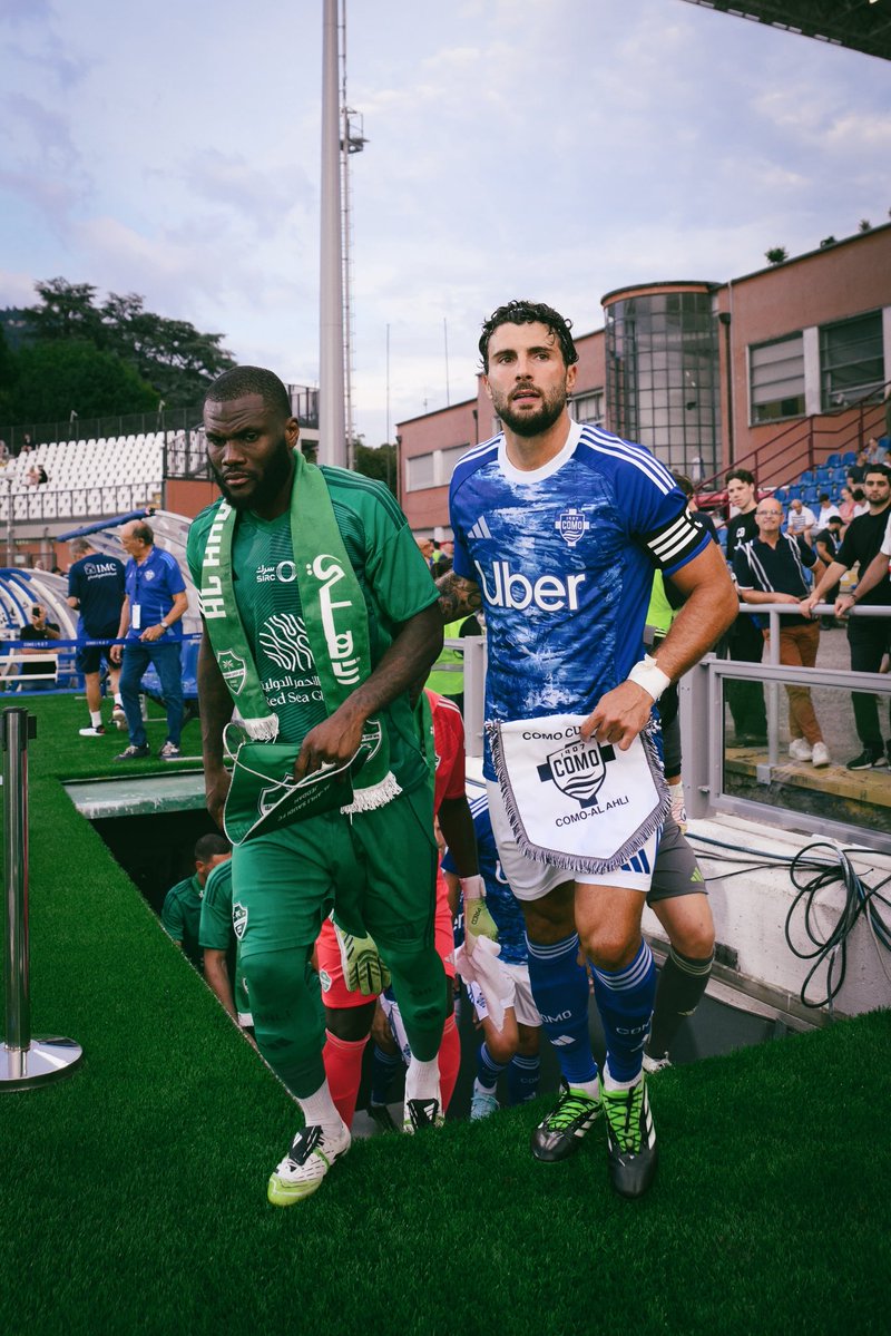 Como1907 (@como_1907) on Twitter photo Congrats to <a href="/ALAHLI_FC/">النادي الأهلي السعودي</a> for the winning of the Saudi Super Cup 🏆💚
A pleasure to host you this summer for the 1st edition of the Como Cup in our Stadium 🏟️ 💙
Good luck for the upcoming season to you and your beautiful fanbase <a href="/ALAHLI_FCEN/">Al-Ahli Saudi Club</a> 💪🫂📣 Congrats to <a href="/ALAHLI_FC/">النادي الأهلي السعودي</a> for the winning of the Saudi Super Cup 🏆💚
A pleasure to host you this summer for the 1st edition of the Como Cup in our Stadium 🏟️ 💙
Good luck for the upcoming season to you and your beautiful fanbase <a href="/ALAHLI_FCEN/">Al-Ahli Saudi Club</a> 💪🫂📣