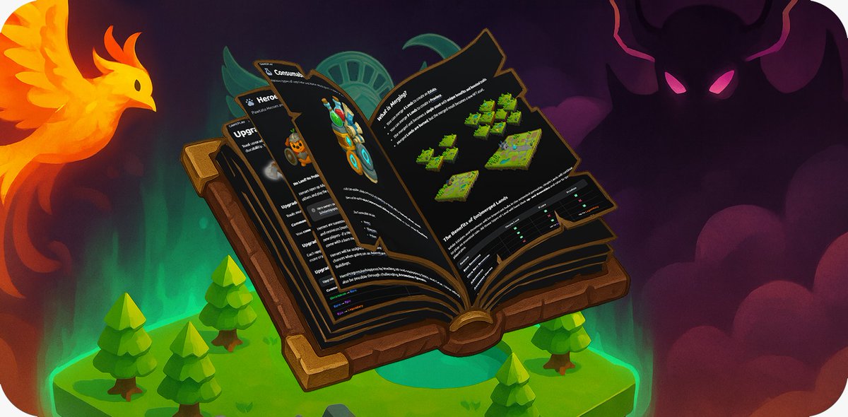 Curious about the Lore and inner workings of Pawtato Land? 🥔🌍 The #PawtatoDocs are finally live! 🎉

Dive into our ever-growing hub of knowledge - packed with game insights, mechanics, and even unrevealed Alpha. 👀

📕 docs.pawtato.app