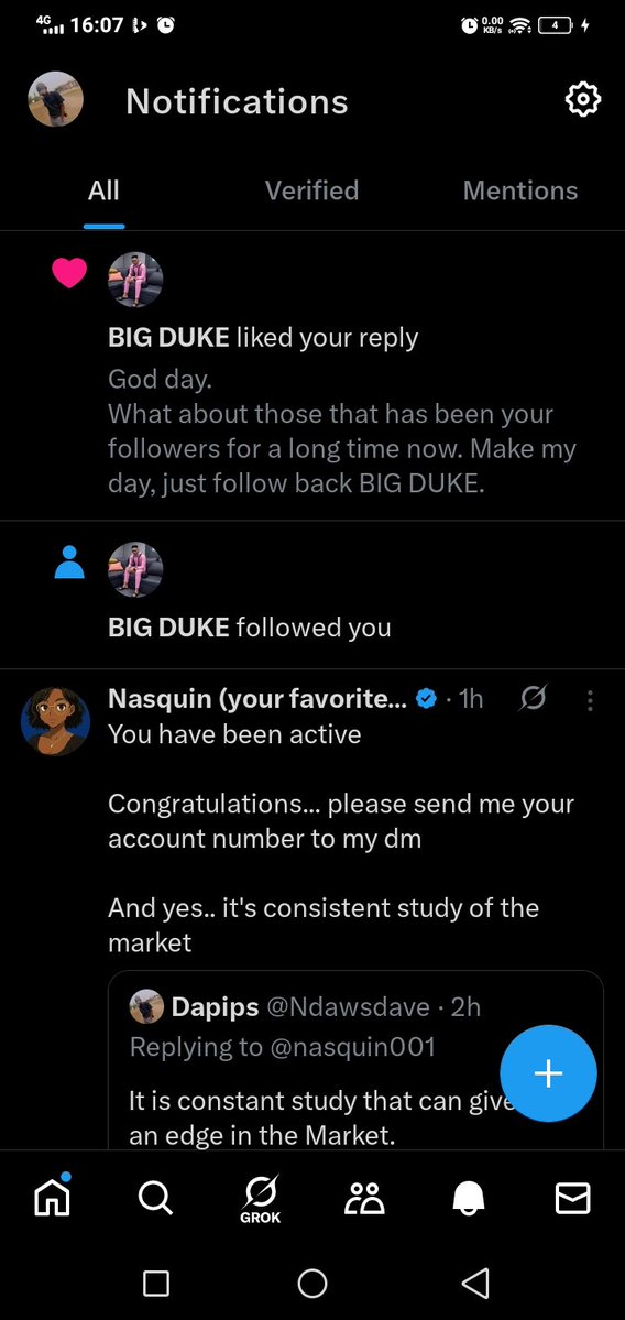 Dapips (@ndawsdave) on Twitter photo Brooo... Who de breathe 😂
Do you know what it means, when a profitable trader follows you, market go just the hit your tp de go
Me seff no small 😂, blessings upon blessings.
Thank you boss <a href="/Duje/">Marin Herceg</a> Brooo... Who de breathe 😂
Do you know what it means, when a profitable trader follows you, market go just the hit your tp de go
Me seff no small 😂, blessings upon blessings.
Thank you boss <a href="/Duje/">Marin Herceg</a>