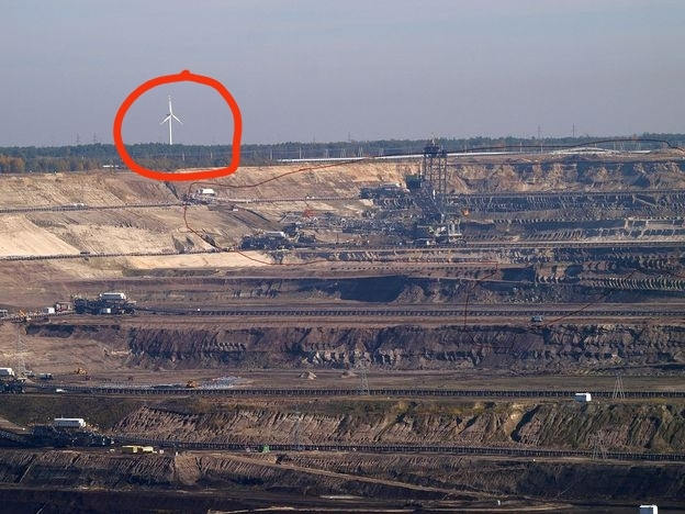 Taki piękny widok spierdol*ć jednym wiatrakiem