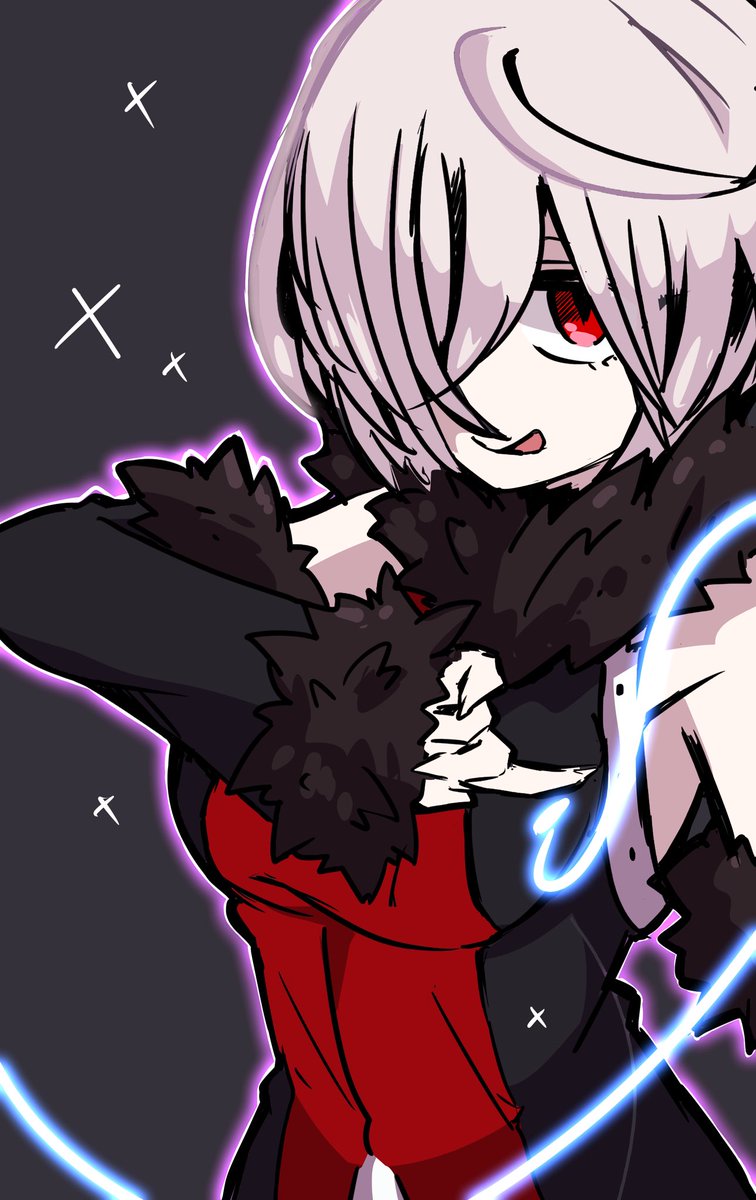 くろ#ドラポ版深夜の真剣お絵描き60分一本勝負
クロムさん　　75分