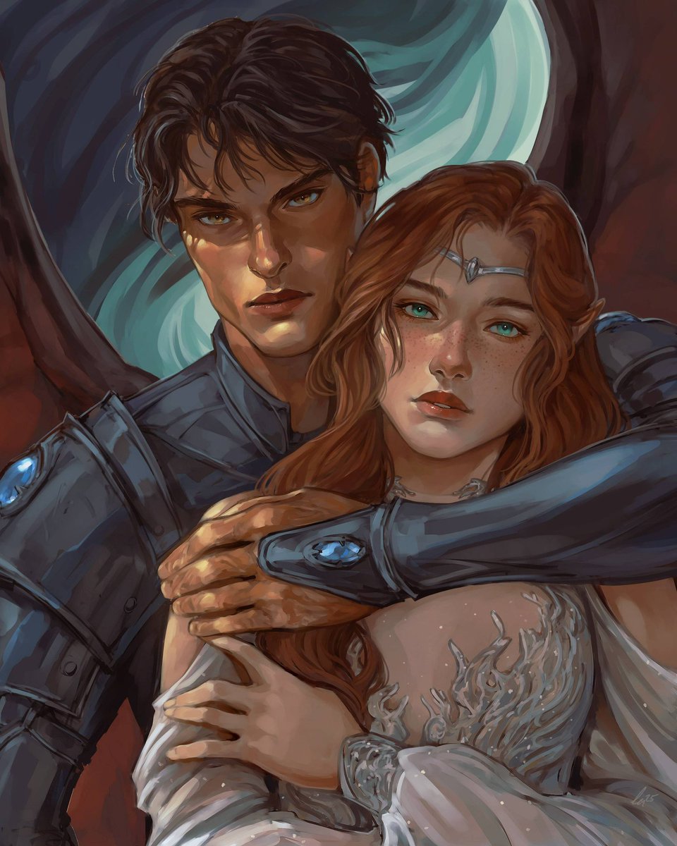 A remarkable and enchanting artwork of Gwynriel! 

Art by im_arc_ 
Comm by smahesh.bookish 

#gwynrielweeks2025 #day14freeday