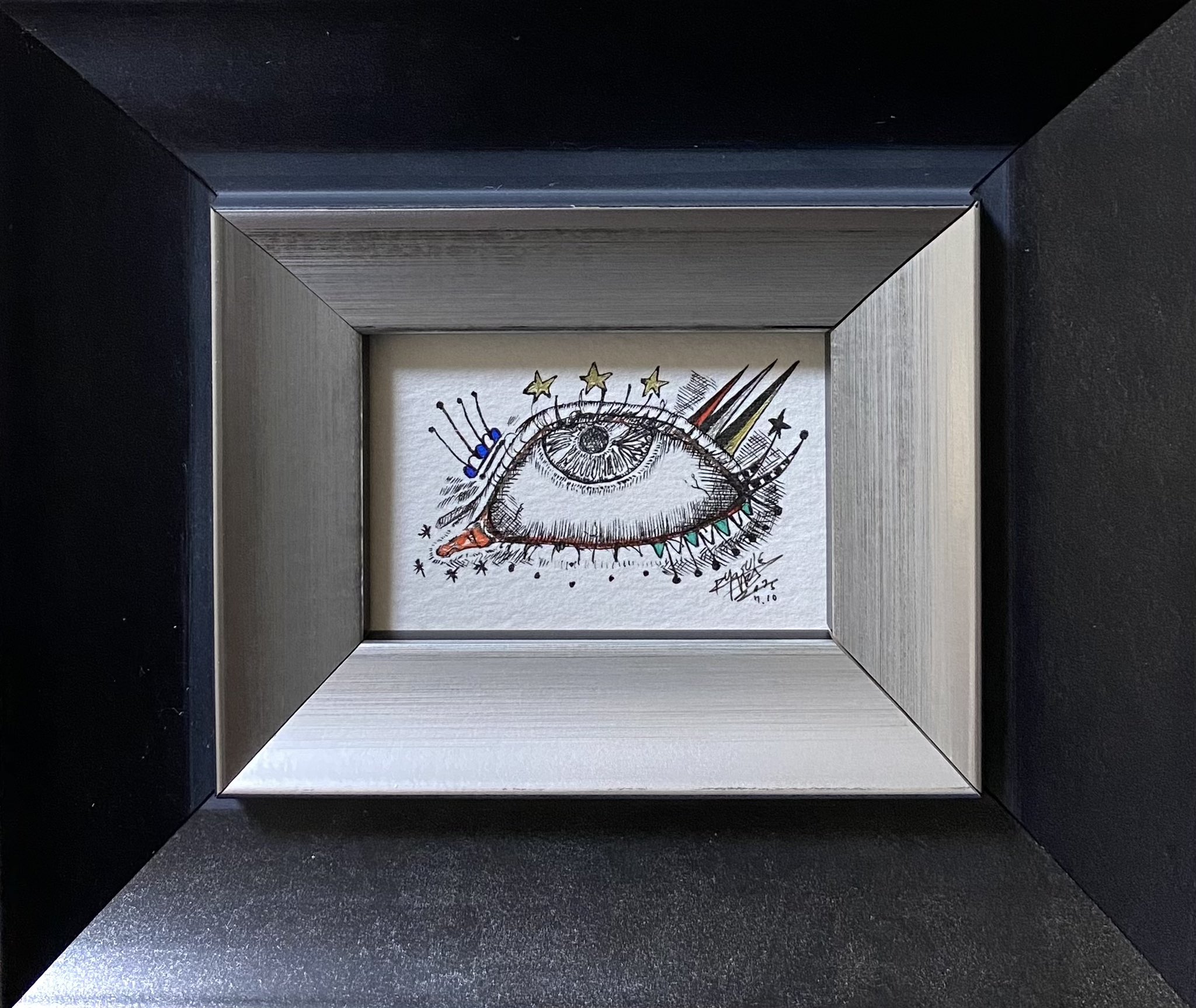 risa mehmet 原画　直筆画 2019.05 Risa Mehmet 個展 『 暗闇にまぎれて 』 | gallery
