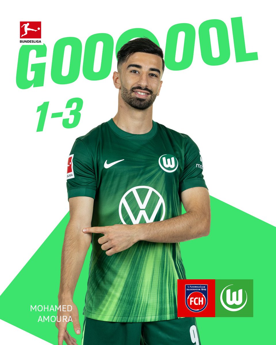 ⏱️ 87' | Mohamed Amoura cobra de manera perfecta el penal y firma el tercero.

#VfLWolfsburg #FCHWOB 1-3