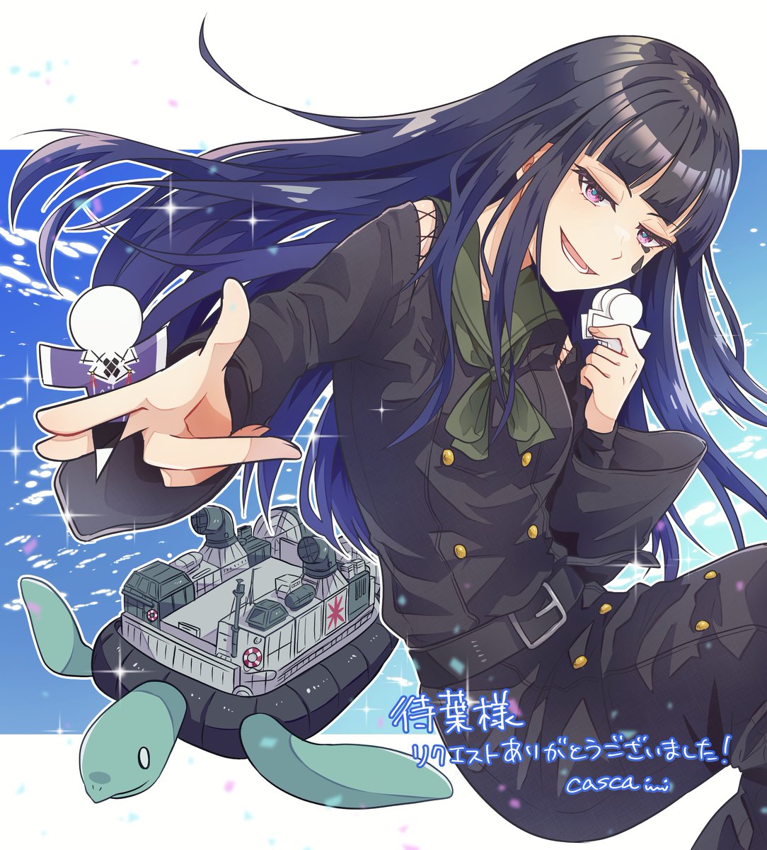 待葉(まてば) (@chinottomateba) on Twitter photo 深対協生まれ深対協育ちな艦娘母艦「ゆみがはま」型の1番艦「ゆみがはま」
その擬人化イラストをcascaさん( <a href="/casca_bask/">casca@8/16C106土曜西ひ47b</a> )に描いていただきました。
差分含めて凛々しさの中に強さと誇りを感じさせる表情!めちゃLCACな亀CAC!精巧な妙高型形代!
あらためてcascaさん、ありがとうございました!! 深対協生まれ深対協育ちな艦娘母艦「ゆみがはま」型の1番艦「ゆみがはま」
その擬人化イラストをcascaさん( <a href="/casca_bask/">casca@8/16C106土曜西ひ47b</a> )に描いていただきました。
差分含めて凛々しさの中に強さと誇りを感じさせる表情!めちゃLCACな亀CAC!精巧な妙高型形代!
あらためてcascaさん、ありがとうございました!!