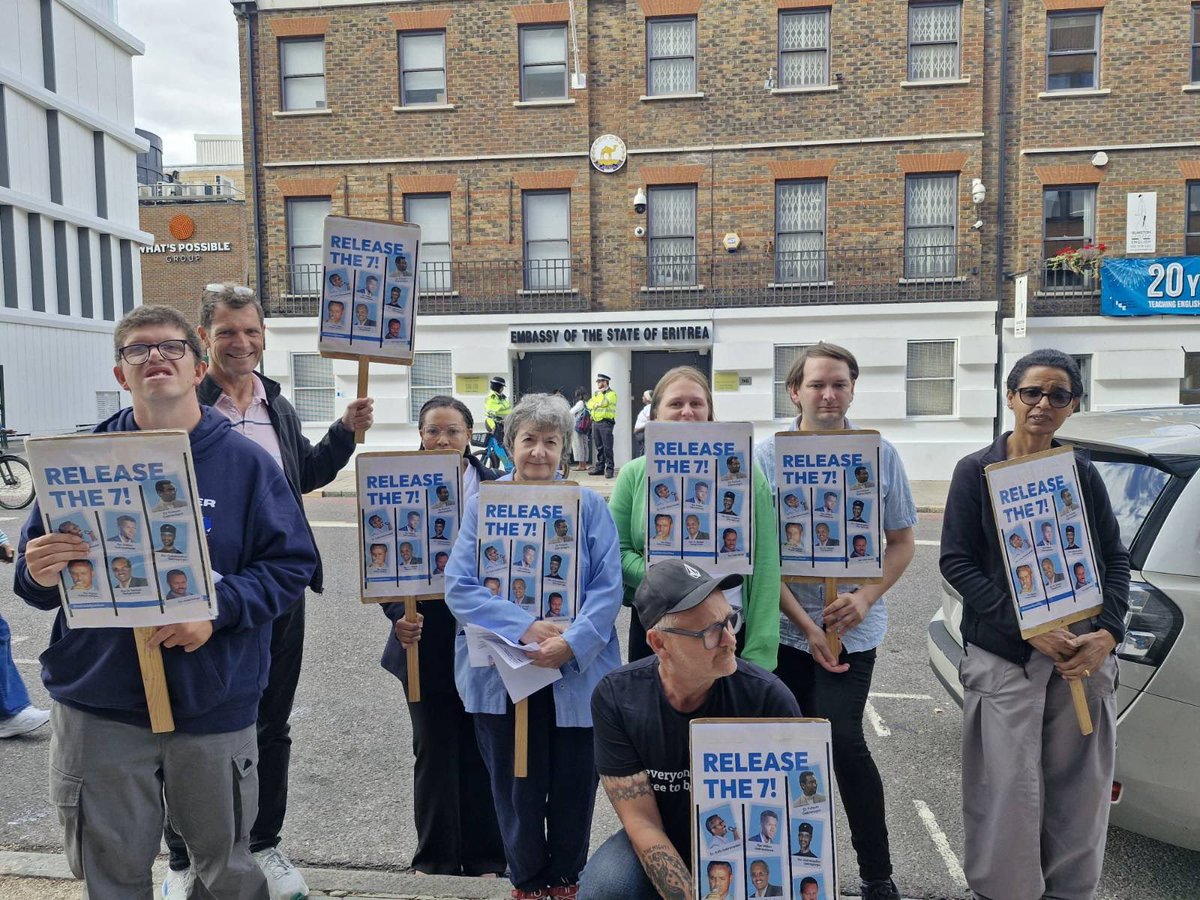 JosephjansenVFJ's tweet image. Eritrean #embassies in Belgium @EritreaEU Sweden @swedenineritrea the UK @ERUK1991 &amp;amp; Washington, D.C. 
@EmbassyEritrea REFUSED petitions calling for the release of  7 Christian leaders imprisoned 20+ years without charge. 

Eritrea’s refusal despite global protests shows clear…
