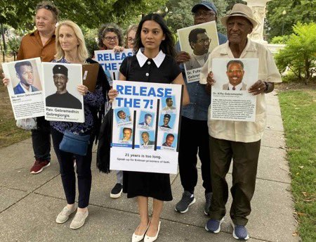 JosephjansenVFJ's tweet image. Eritrean #embassies in Belgium @EritreaEU Sweden @swedenineritrea the UK @ERUK1991 &amp;amp; Washington, D.C. 
@EmbassyEritrea REFUSED petitions calling for the release of  7 Christian leaders imprisoned 20+ years without charge. 

Eritrea’s refusal despite global protests shows clear…