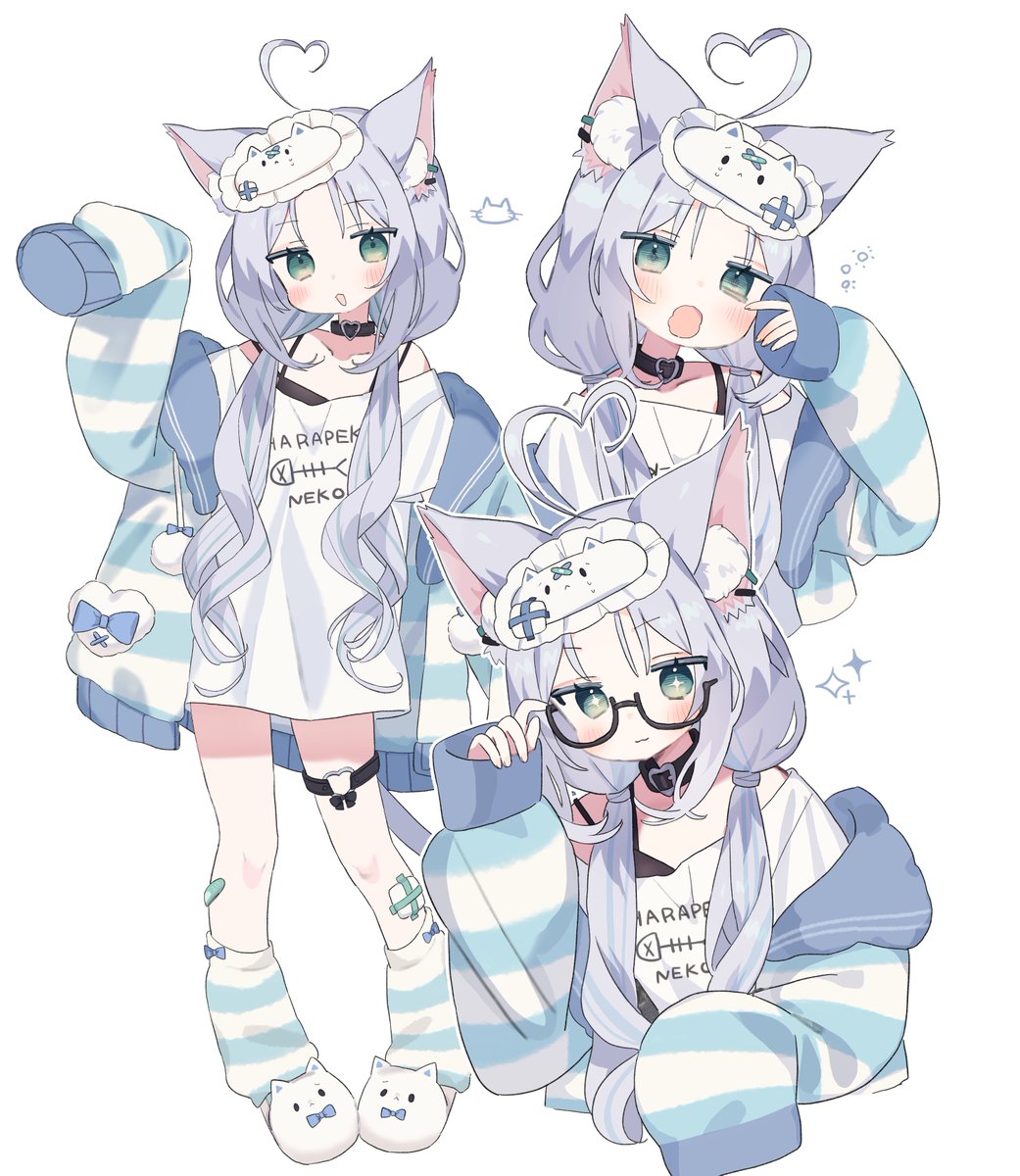 なぺせんせーが描いてくれたしろみちゃん(部屋着ver.)
#しろみちゃん