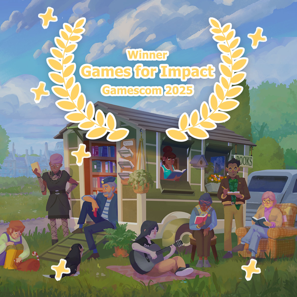 We can't believe it! Tiny Bookshop has won the ✨Games for Impact✨ award at Gamescom hosted by IGN 🥳🥳🥳

Thank you, everyone, for making this such a fun and memorable event!