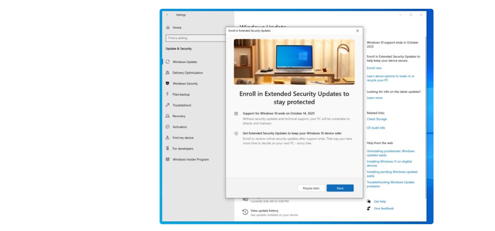 noticiasrazor's tweet image. Windows 10: ¿Qué hacer tras el fin de soporte en 2025? Guía completa para no quedarse sin protección razorman.net/windows-10-que… #tutoriales #noticias #Tecnologia
