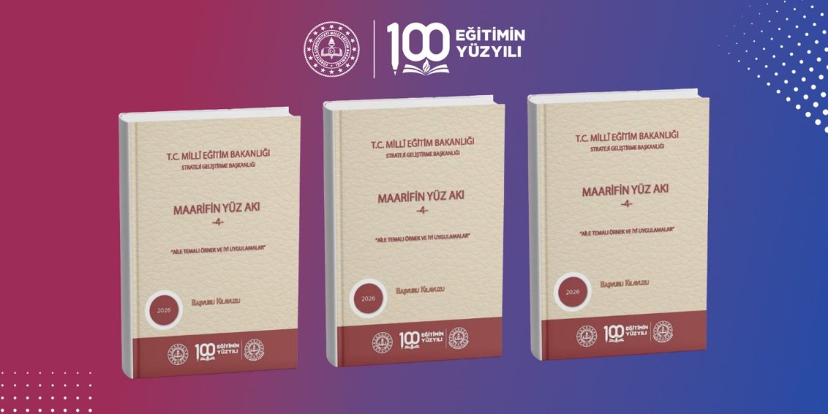 Denizli ARGE (@argedenizli) on Twitter photo Maarifin Yüz Akı Dergisi 4. Sayısı İçin Başvurular Başladı
Millî Eğitim Bakanlığımızca hazırlanan “Maarifin Yüz Akı” dergisinin dördüncü sayısının teması “Aile” olarak belirlenmiştir.
🗓 Başvuru Tarihleri: 26 Eylül 2025 – 27 Mart 2026
<a href="/denizlimem/">Denizli İl Millî Eğitim Müdürlüğü</a>
<a href="/emre_caliskan/">Emre Çalışkan</a>
<a href="/YTEMEL3/">Y.TEMEL</a> Maarifin Yüz Akı Dergisi 4. Sayısı İçin Başvurular Başladı
Millî Eğitim Bakanlığımızca hazırlanan “Maarifin Yüz Akı” dergisinin dördüncü sayısının teması “Aile” olarak belirlenmiştir.
🗓 Başvuru Tarihleri: 26 Eylül 2025 – 27 Mart 2026
<a href="/denizlimem/">Denizli İl Millî Eğitim Müdürlüğü</a>
<a href="/emre_caliskan/">Emre Çalışkan</a>
<a href="/YTEMEL3/">Y.TEMEL</a>