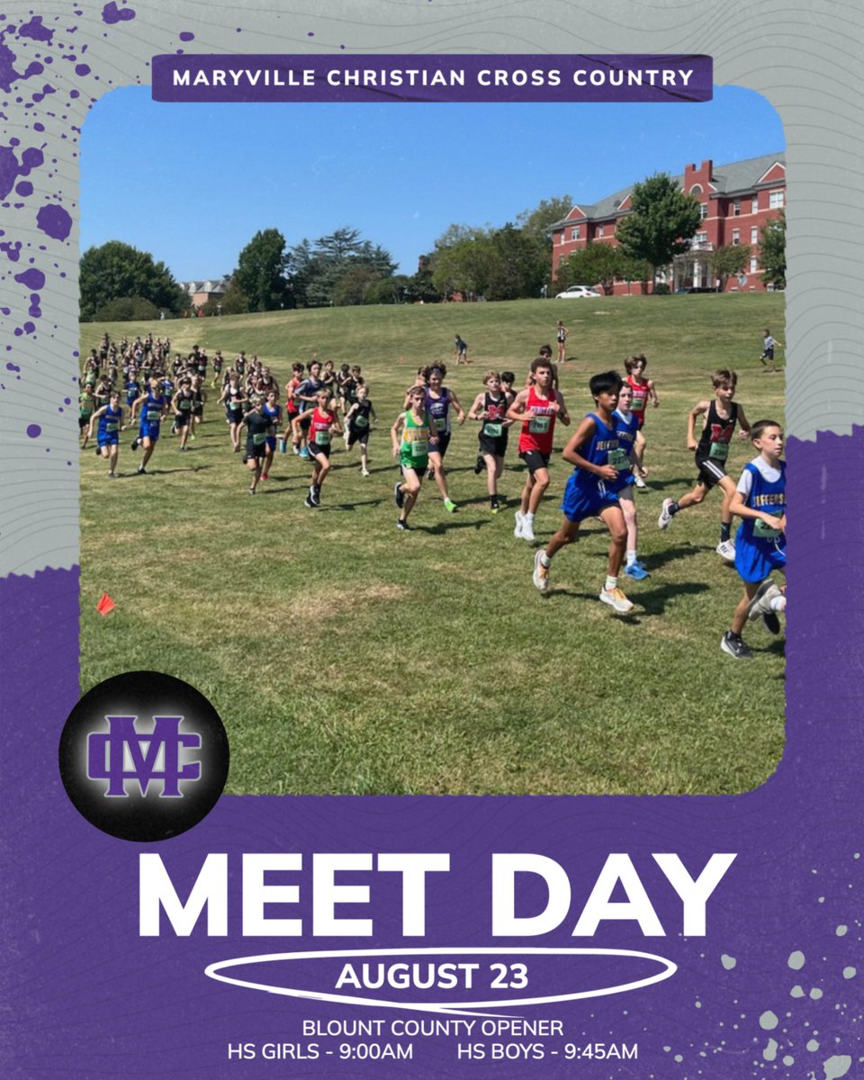 MCSAthletics_'s tweet image. The wait is over! High School XC season begins their season at the Blount County Opener today. HS Girls race at 9:00 am &amp;amp; HS Boys at 9:45 am. Let’s go Eagles!