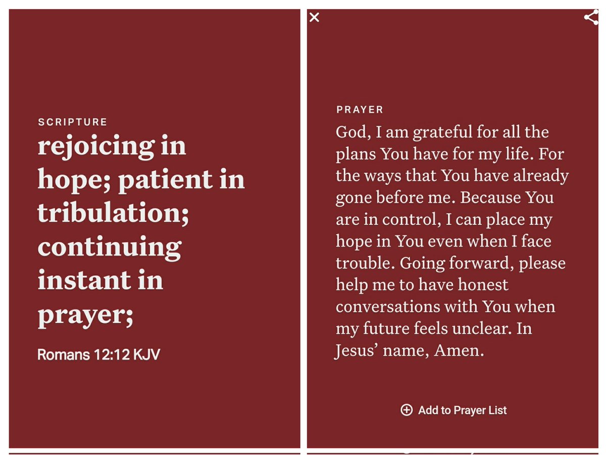 #Perseverance through affliction requires constant communication with the One who transforms us through His love. #Prayer is a vital part of this. Prayer is also a part of how the #HolySpirit strengthens us when we're following Jesus.

#ChristOurRedeemer🙏🏾✝️
