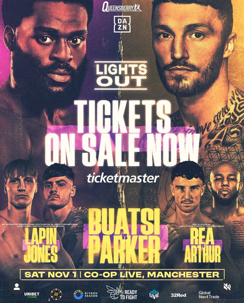 Next fight announcement I will be fighting 1st of November in Manchester coop arena on the light heavyweight card. I can not wait to get back into the ring I’ve been thrown to the wolfs I haven’t said no to any fight now it’s time to build my boxing career back 👊