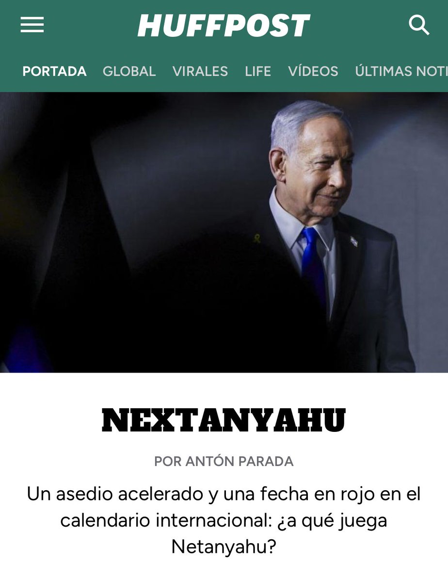 AHORA, EN PORTADA: Un asedio acelerado y una fecha en rojo en el calendario internacional: ¿a qué juega Netanyahu? huffingtonpost.es/global/un-ased…
✍️ Por <a href="/anton_parada/">Antón Parada</a>