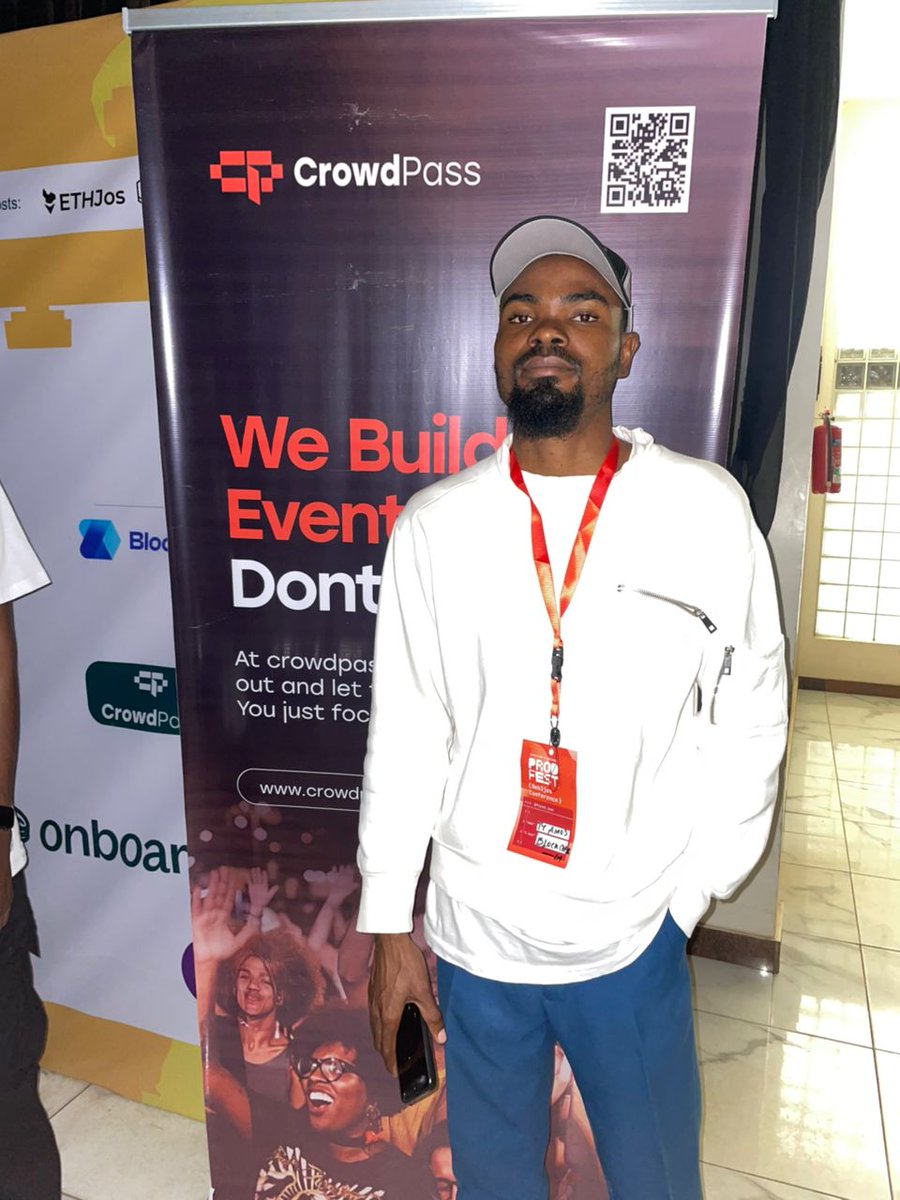 Repping <a href="/crowd_pass/">Crowdpass</a> at <a href="/prodfest/">PRODFEST-Web3JosConference</a> 2025. 

Crowdpass makes it easy to have access to the event.