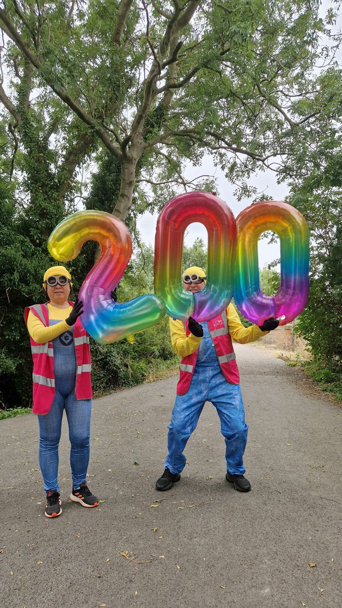 CTWhitbyparkrun's tweet photo. Event #200 today in #Whitby and great to see 266 participants complete the course, encouraged by cake and minions! Many thanks to our amazing volunteers 🧡
@gazetteinwhitby @parkrunUK 
🌳#loveparkrun https://t.co/gcFQZi9k0V