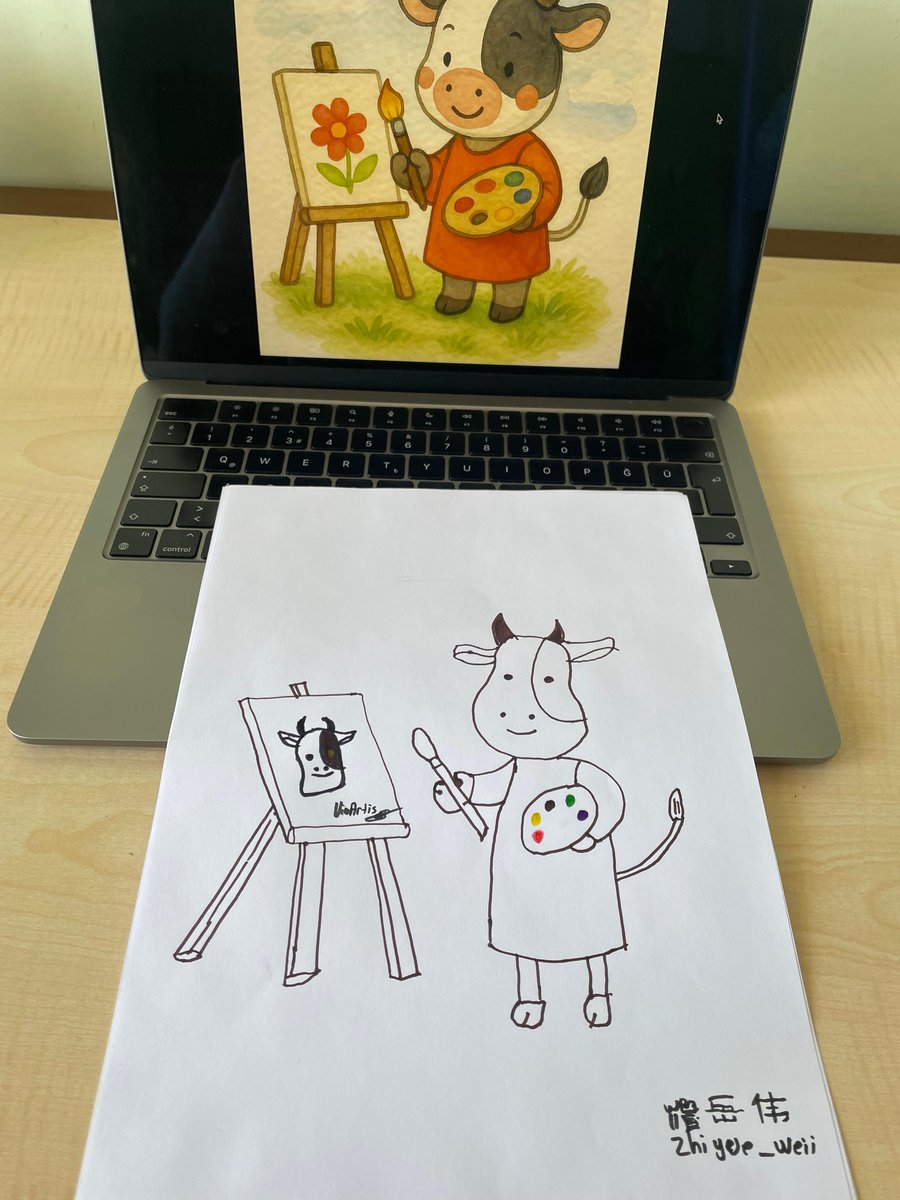 耀 岳 伟 (@zhiyue_weii) on Twitter photo 从 Lamumu 汲取灵感,在我的画布上重新诠释。 🐮🎨
我从屏幕上的 Lamumu 绘画中获得灵感,并画出了自己的版本。
每一幅同人作品都让我意识到,Lamumu 不仅仅是一个 NFT,
更是 激发艺术、凝聚社区的灵感源泉。<a href="/lamumudotxyz/">Lamumudotxyz</a> 从 Lamumu 汲取灵感,在我的画布上重新诠释。 🐮🎨
我从屏幕上的 Lamumu 绘画中获得灵感,并画出了自己的版本。
每一幅同人作品都让我意识到,Lamumu 不仅仅是一个 NFT,
更是 激发艺术、凝聚社区的灵感源泉。<a href="/lamumudotxyz/">Lamumudotxyz</a>