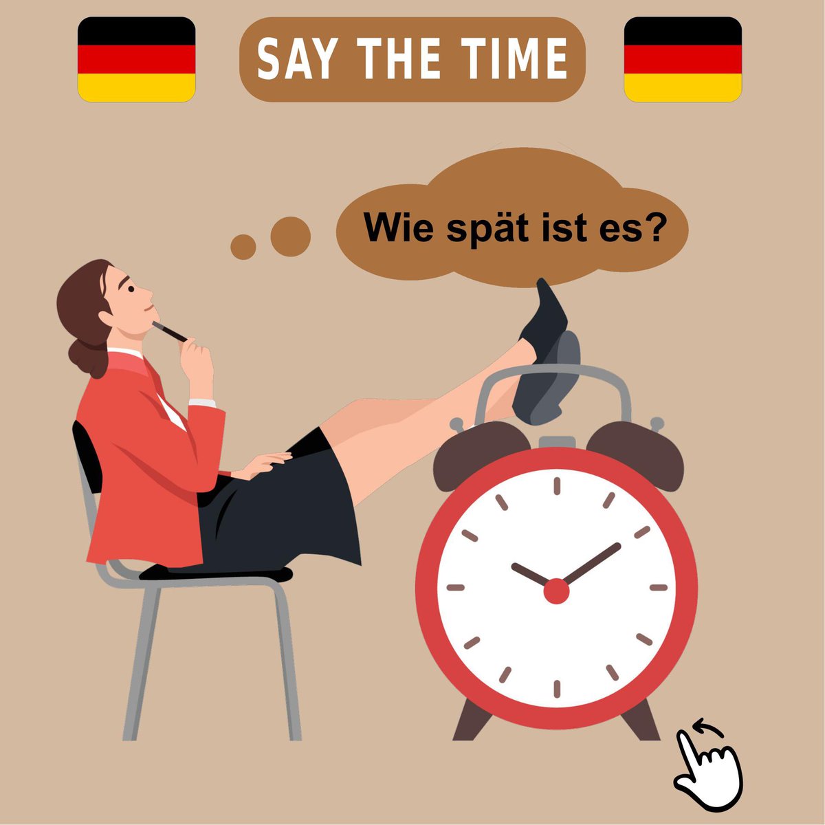 _germanstories's tweet photo. How to say the time in German?

Learn this and you’ll know more than everybody in West Germany ;-)

#germanstories #learngerman #deutschlernen #learninggerman #germanlanguage #german #deutsch #germangrammar #basicgermanwords #deutschkurs #deutschesprache #almanca https://t.co/33YyQ1K5NX