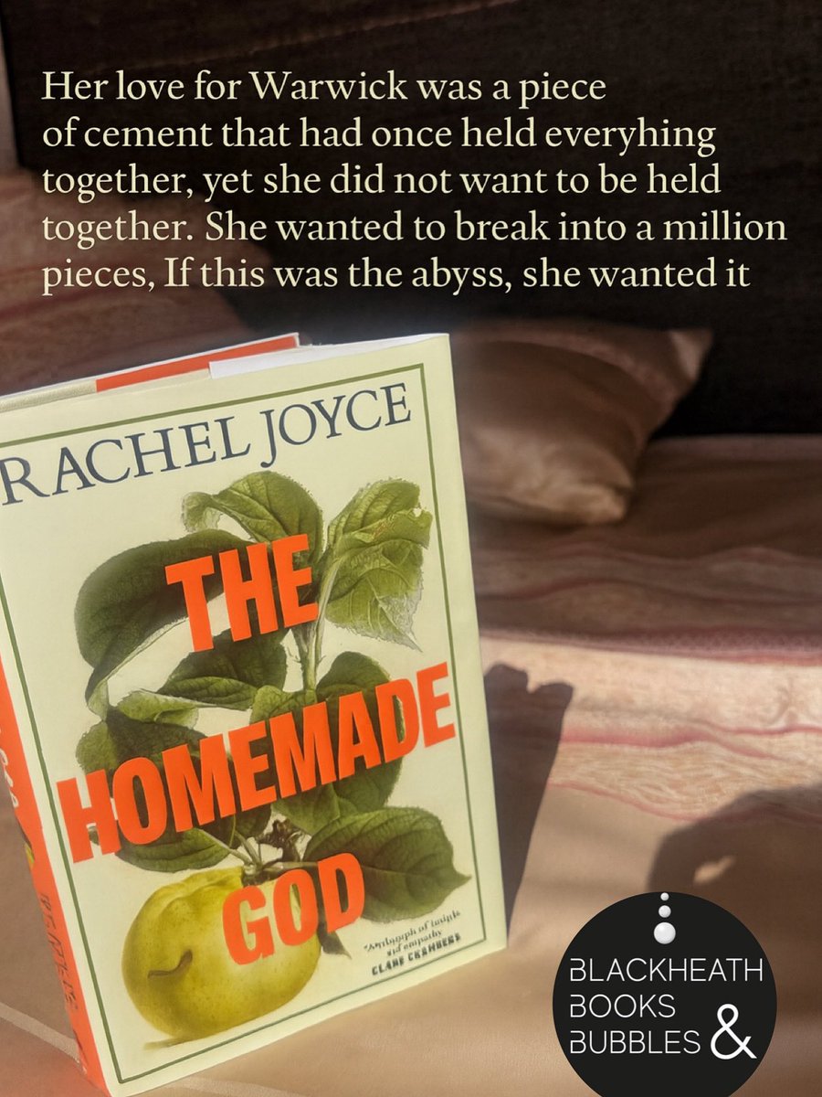 📚✨ Our August #Book of the Month at Blackheath Books &amp; Bubbles is #TheHomemadeGod by #RachelJoyce &amp; we have to confess we are enjoying the depth &amp; emotion in this twisty tale. We want to explore more &amp; wonder where the abyss may lead.

#BookTwitter #se3