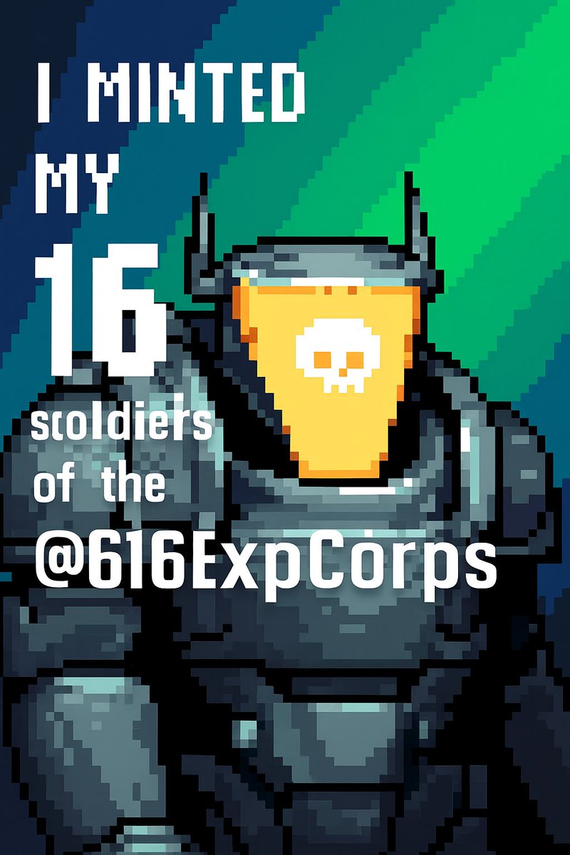 rhaenis (@inektueur) on Twitter photo 🚀 I just minted 16 NFTs from the <a href="/616ExpCorps/">616th Expeditionary Corps</a>.
Why? Because I believe in:
⚙️ Passive income every 15th of the month
🌌 Exposure to $BTC, $AKT, $HUAHUA & $LAB rewards
🛡️ A project building real utility & future gamification
I don’t just talk about it — I invest in it.
<a href="/cosmos/">Cosmos - The Interchain ⚛️</a> 🚀 I just minted 16 NFTs from the <a href="/616ExpCorps/">616th Expeditionary Corps</a>.
Why? Because I believe in:
⚙️ Passive income every 15th of the month
🌌 Exposure to $BTC, $AKT, $HUAHUA & $LAB rewards
🛡️ A project building real utility & future gamification
I don’t just talk about it — I invest in it.
<a href="/cosmos/">Cosmos - The Interchain ⚛️</a>