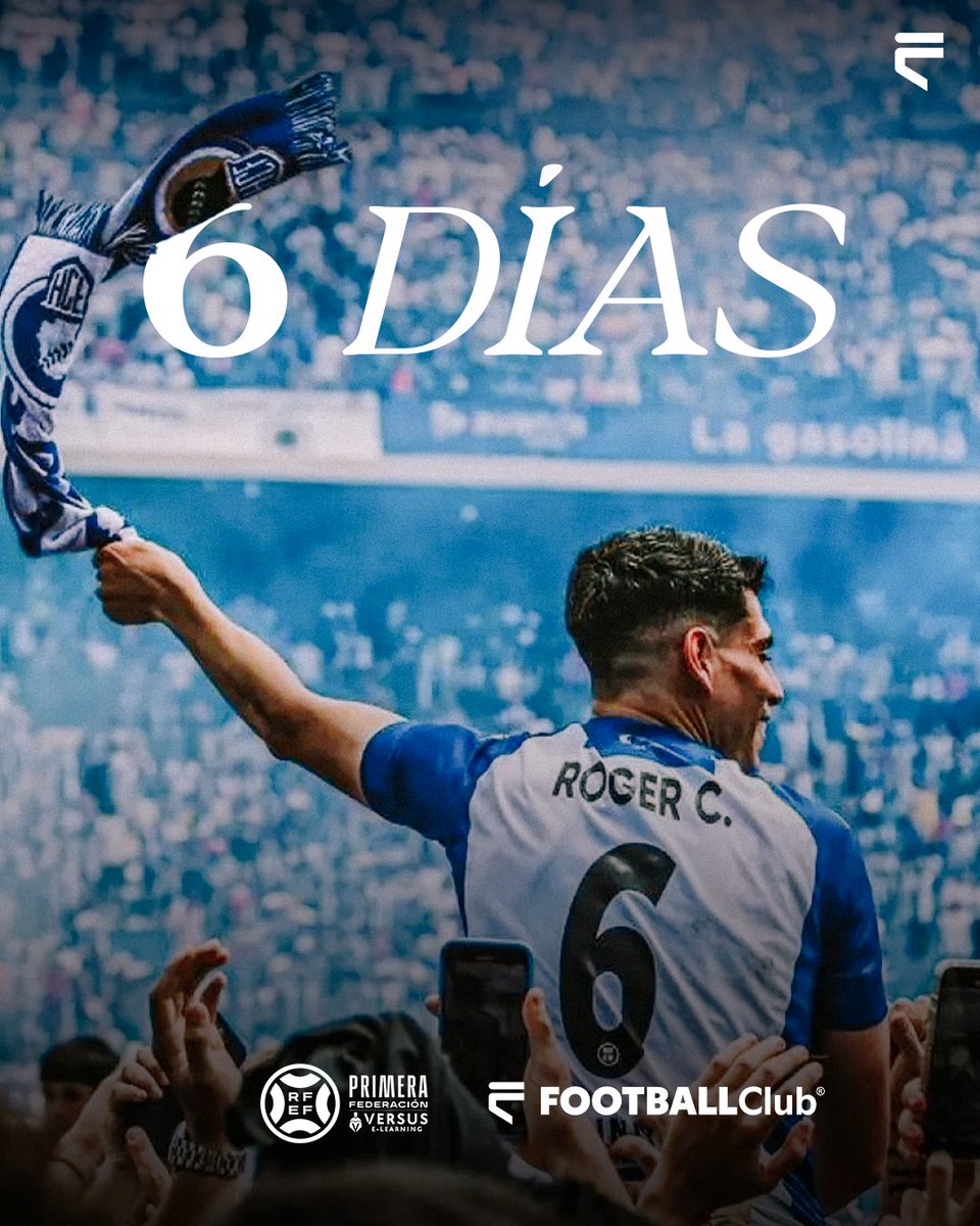 FootballClub (@footballclub) on Twitter photo 🎞️ "La foto no puede estar tan 𝒅𝒖𝒓𝒂"
💙 𝑳𝒂 𝒇𝒐𝒕𝒐:
🗓️ Don Roger Colomina y la pasión herculana te recuerdan que solo faltan 6⃣ días para el inicio de la <a href="/Primera_RFEF/">Primera Federación Versus e-Learning</a> 🎞️ "La foto no puede estar tan 𝒅𝒖𝒓𝒂"
💙 𝑳𝒂 𝒇𝒐𝒕𝒐:
🗓️ Don Roger Colomina y la pasión herculana te recuerdan que solo faltan 6⃣ días para el inicio de la <a href="/Primera_RFEF/">Primera Federación Versus e-Learning</a>